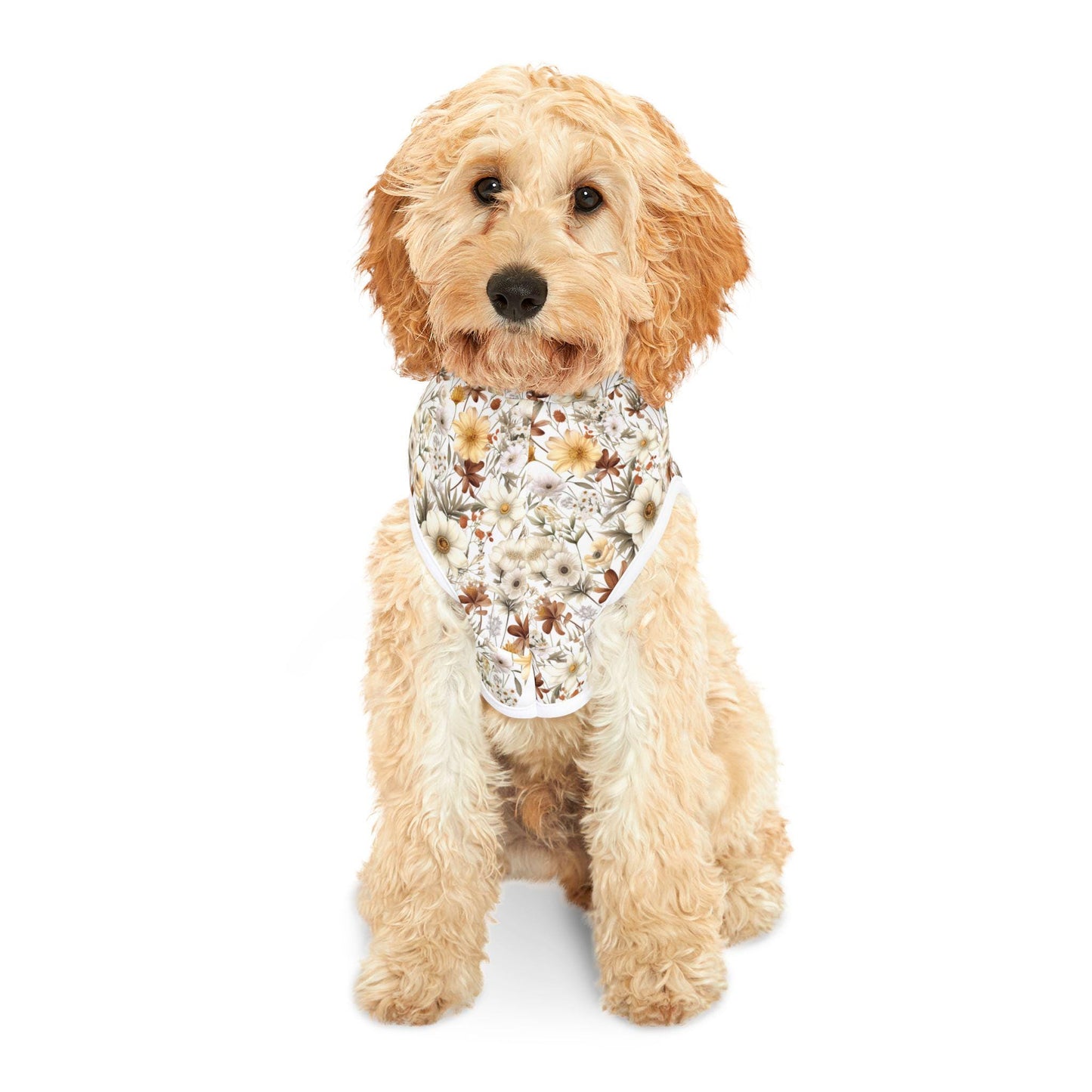 Floral Pet Hoodie, Cozy Dog Sweater, Cute Puppy Clothes, Autumn Pet Fashion, Perfect for Dog Lovers