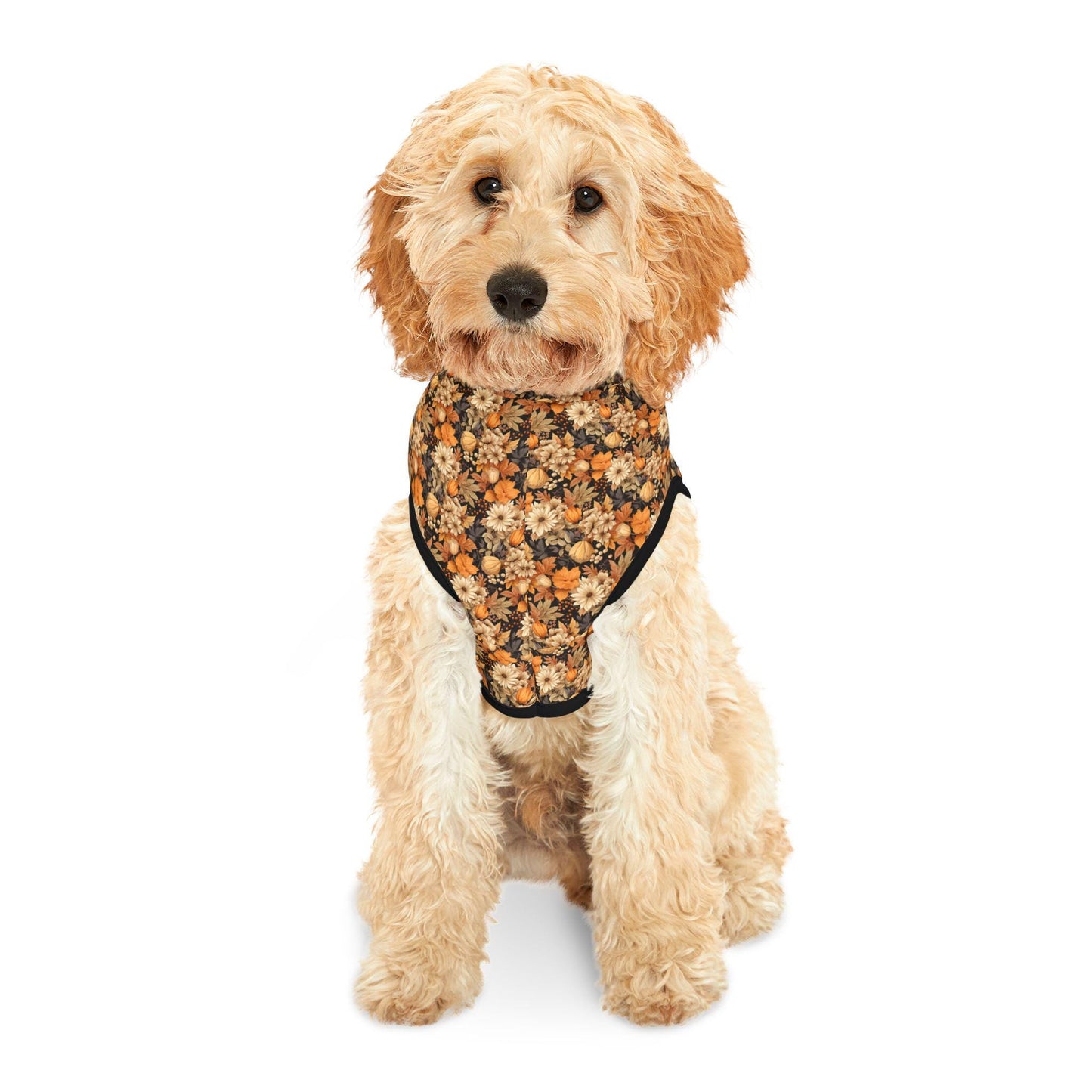 Floral Pet Hoodie, Cozy Fall Dog Sweater, Cute Cat Jacket, Perfect for Fall, Pet Apparel Gift for Animal Lovers, Outdoor Fun