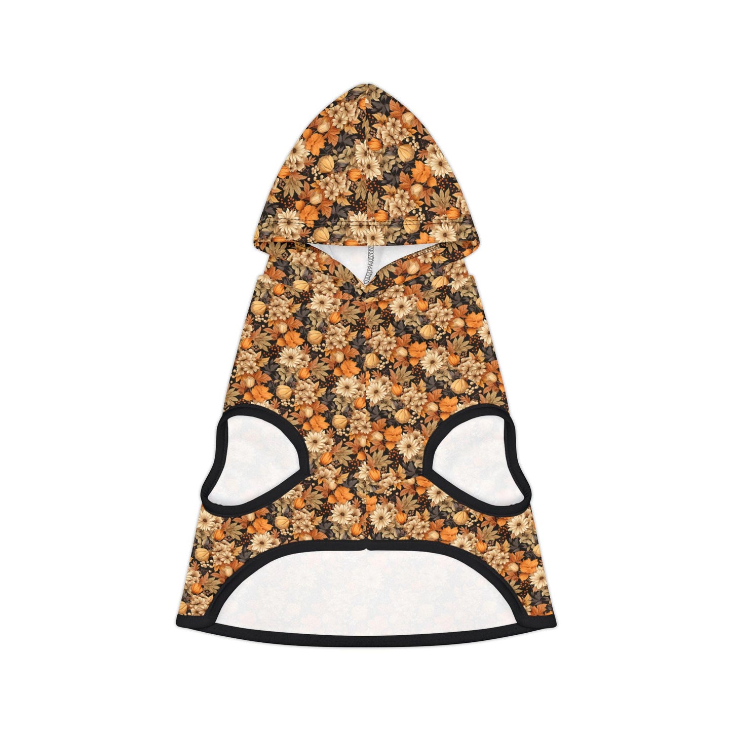 Floral Pet Hoodie, Cozy Fall Dog Sweater, Cute Cat Jacket, Perfect for Fall, Pet Apparel Gift for Animal Lovers, Outdoor Fun