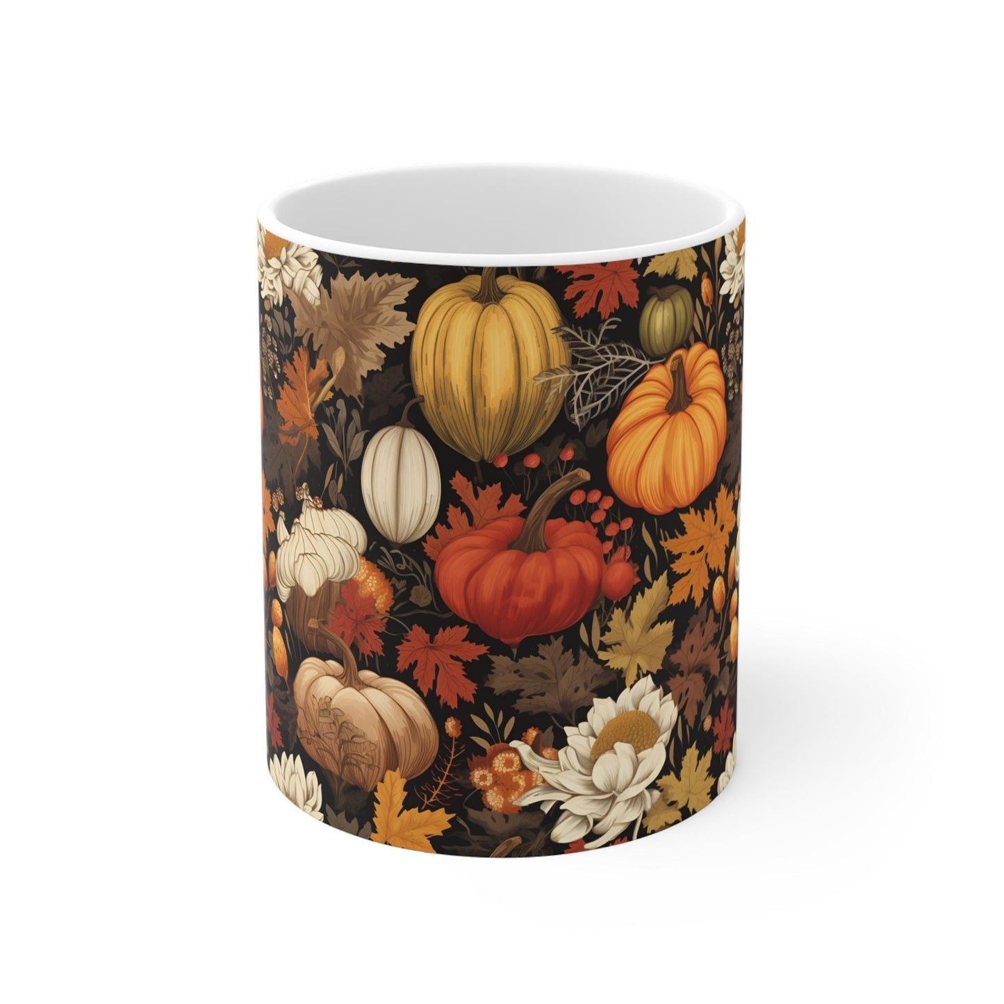 Cozy Autumn Pumpkin Mug | Fall Decor, Harvest Gift, Thanksgiving Coffee Cup, Pumpkin Spice Lover, Seasonal Drinkware