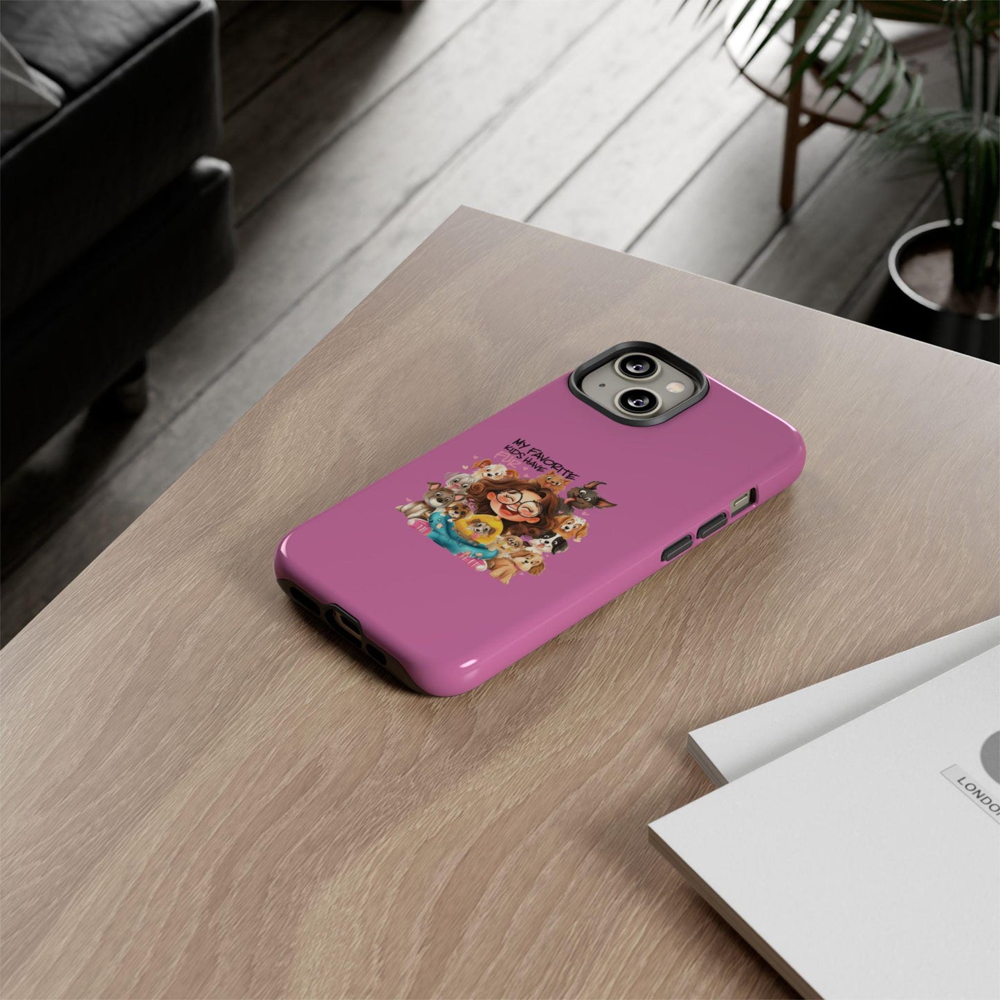 Fierce Fabulous: Humorous Pink Tough Case for Dog Lovers - Perfect Birthday Gift for Pet Enthusiasts & Veterinarians
