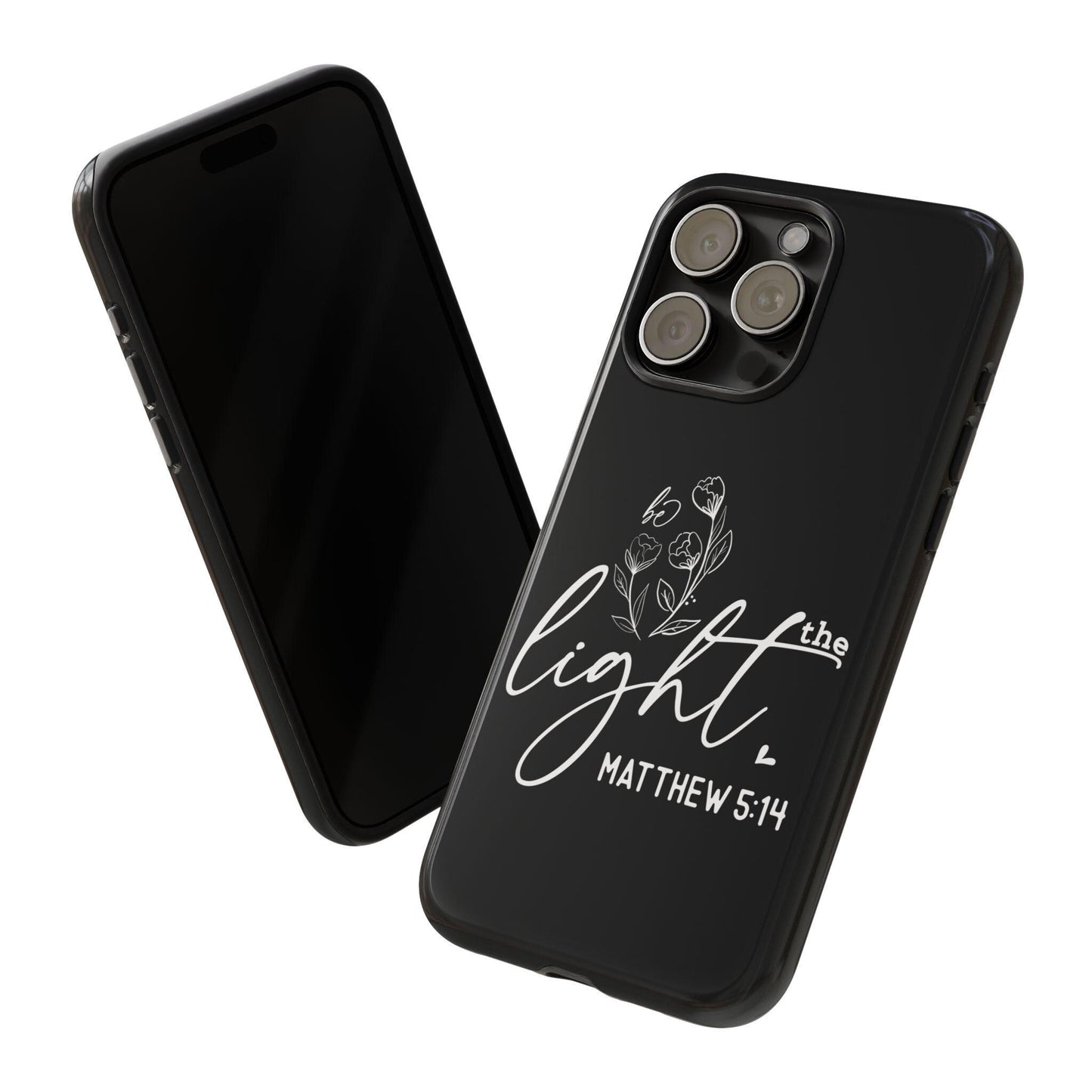 Tough Cases, Iphone hard shell sturdy strong phone case, Bible Verse on Print, upflifting customized gift item, great Holiday gift