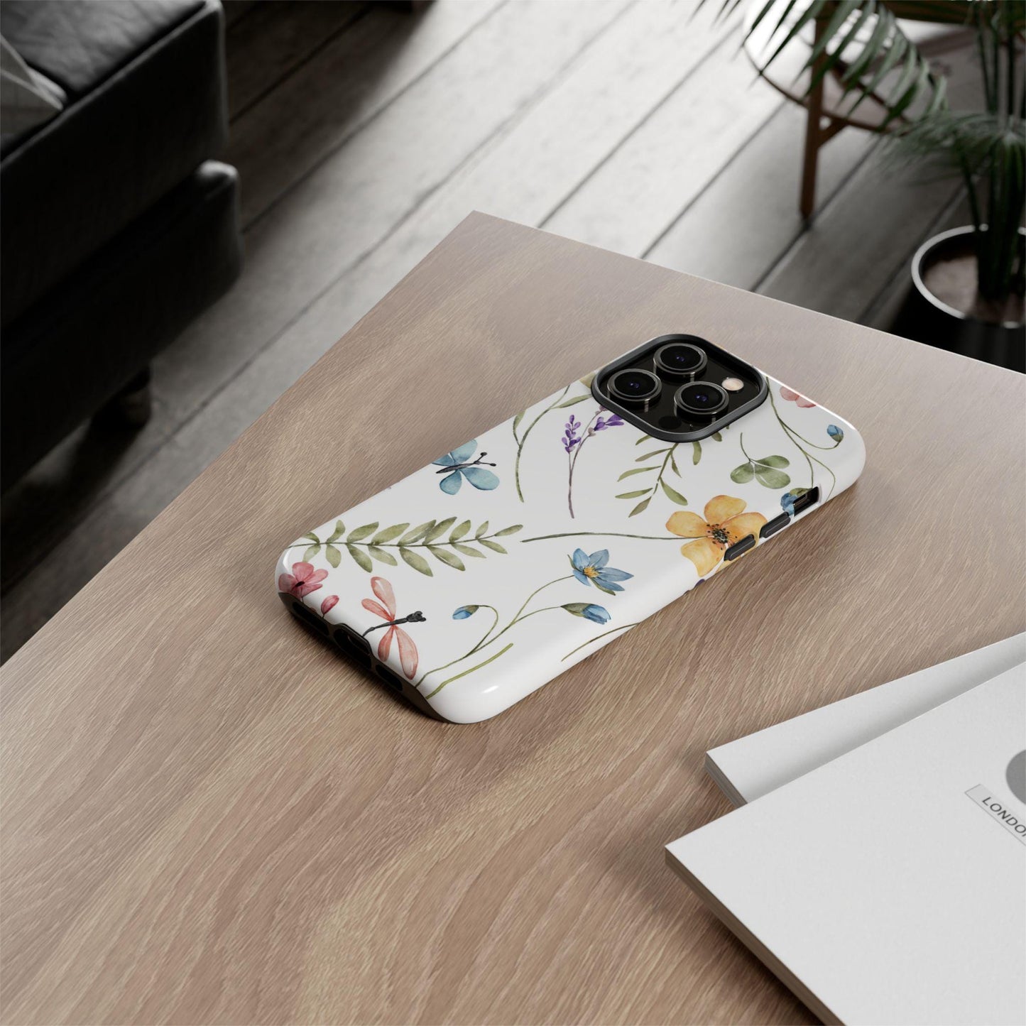 Floral Phone Cases, Pretty Flower Tough Cases, Personalized Iphone Android Covers, Gift for Her, Bloom Design