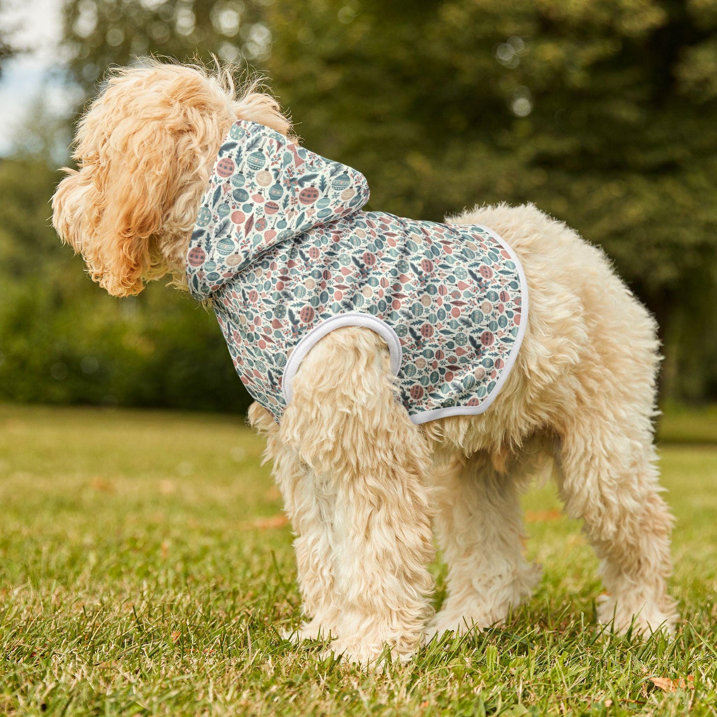 Floral Pet Hoodie - Cozy Dog Sweatshirt, Cute Cat Apparel, Spring Fashion for Pets, Perfect for Gifts and Holidays, Adorable Pet Outfit