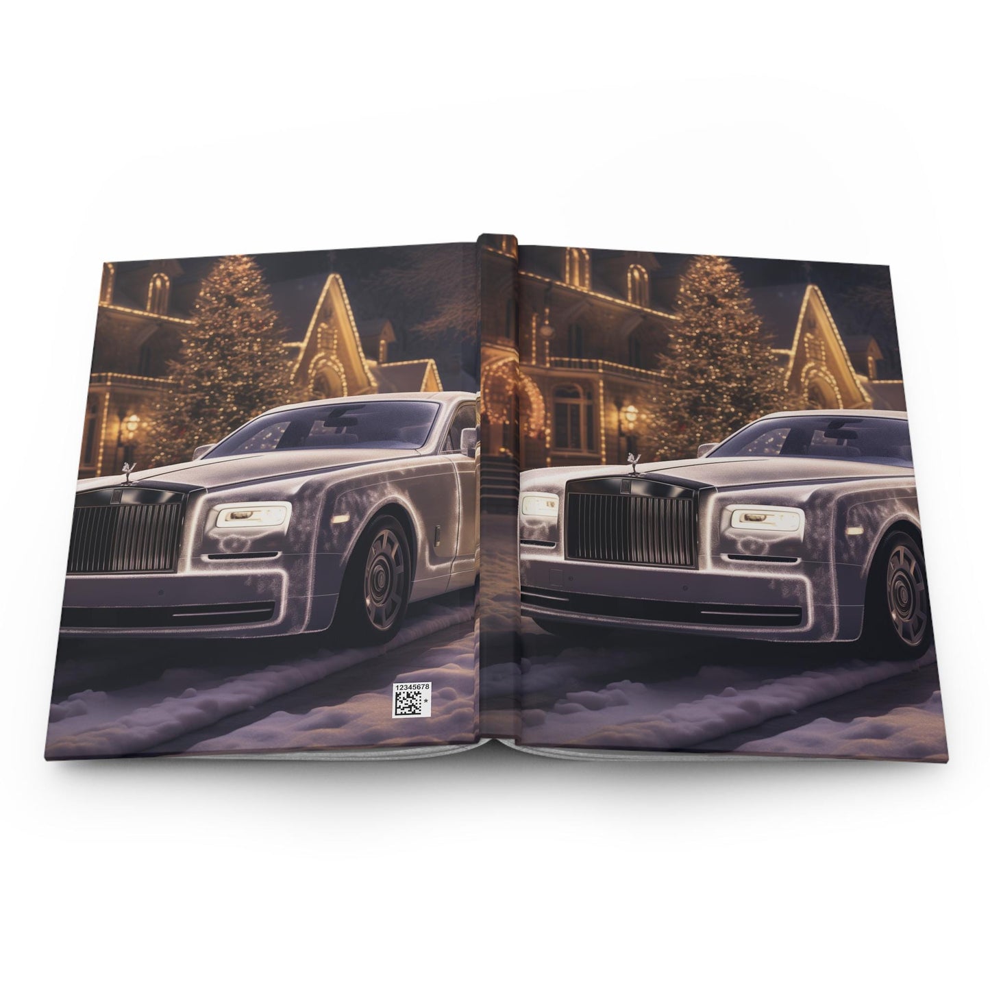 Luxury Hardcover Journal Matte - Rolls Royce Designer Notebook, Daily Journal, Diary, Holiday Gift, School, Hardcover Notebooks