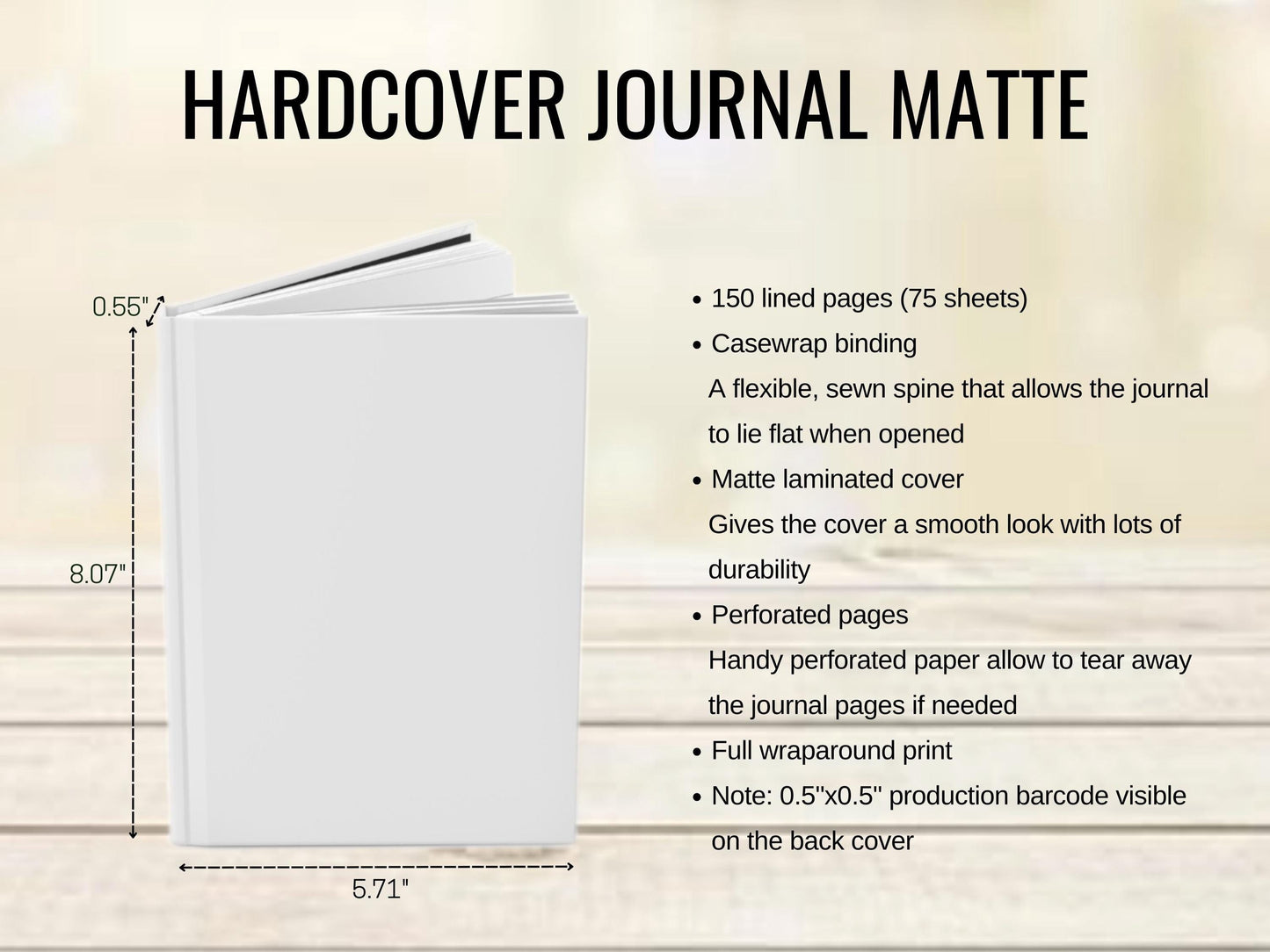 Hardcover Journal Matte, Christmas Journal, Holiday Notebook, Santa Book, Notekeeping Diary, Holiday gift, writers journal
