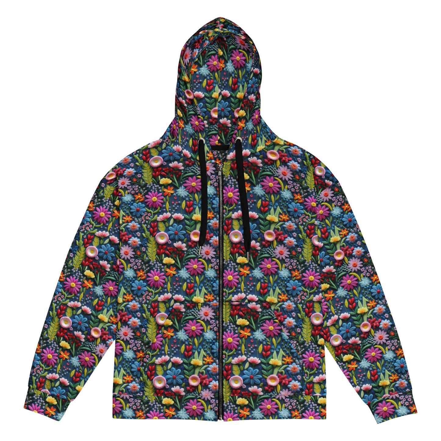 Men's Trendy Pattern Print Hoodie | Stylish Casual Cozy Zipper Jacket | Fashionable Relaxed Wear for Men