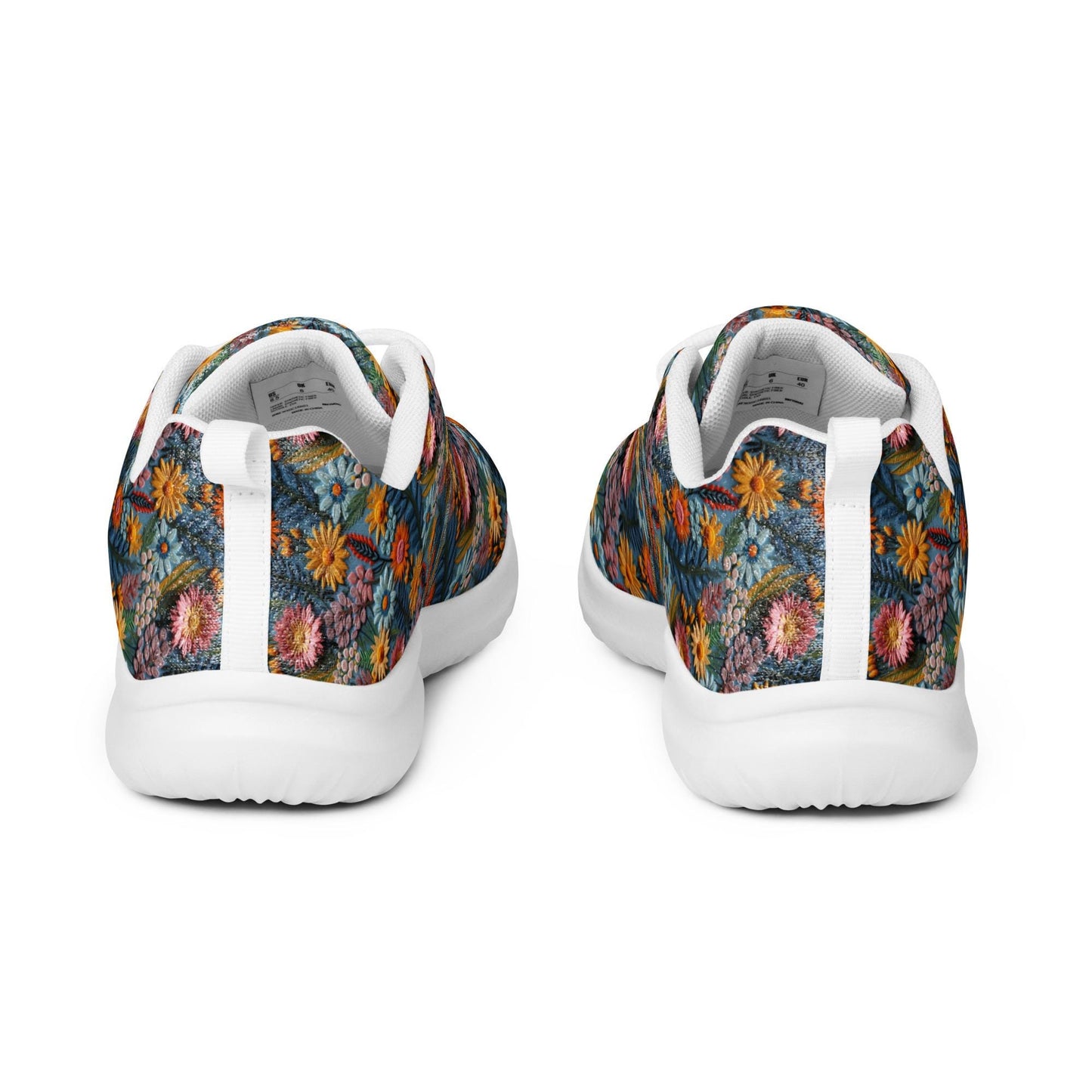 Stylish Floral Thread Women’s Athletic Shoes | Casual Walking & Gym Sneakers | Everyday Modern Footwear