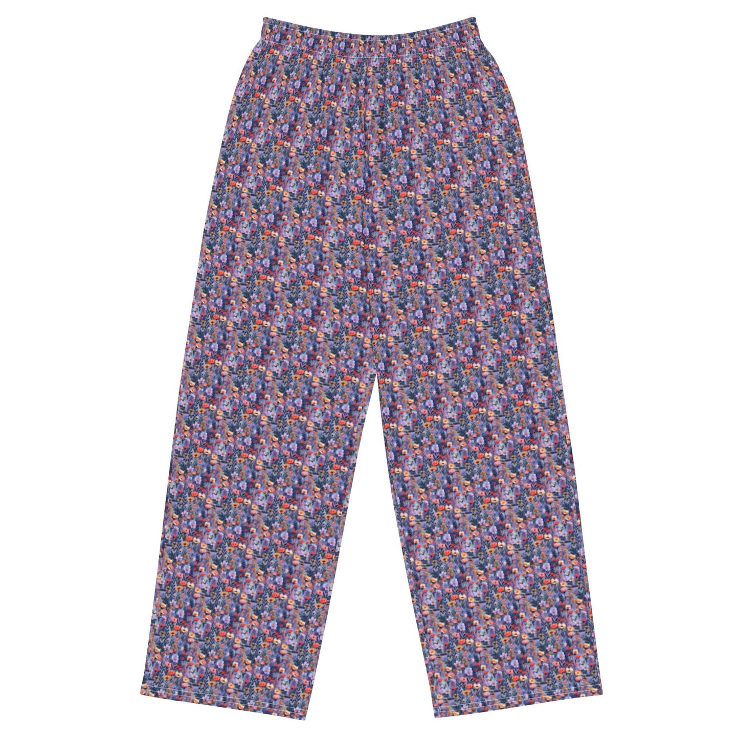 Delightful Floral Dream: Women's All-Over Print Casual Pajama Pants