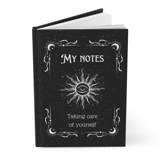 Mystical Self-Care Hardcover Journal - Spiritual Notebook, Daily Planner, Writing Journal, Gift for Students, Journaling The Aurora Touch