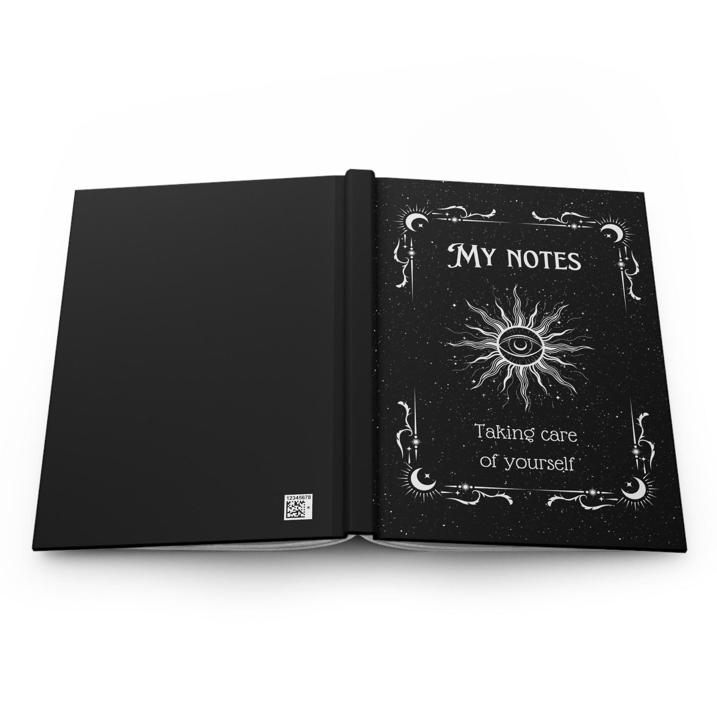 Mystical Self-Care Hardcover Journal - Spiritual Notebook, Daily Planner, Writing Journal, Gift for Students, Journaling