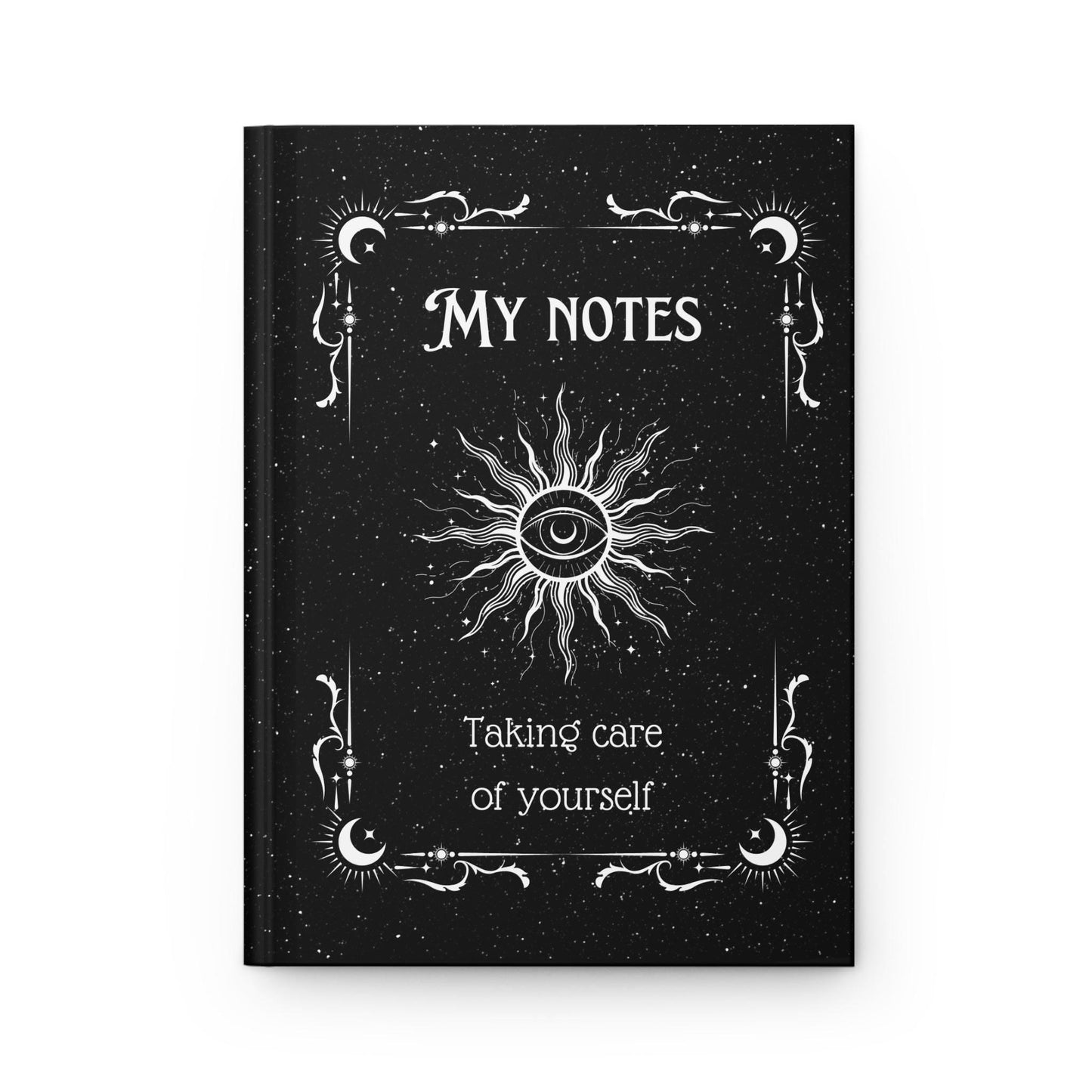 Mystical Self-Care Hardcover Journal - Spiritual Notebook, Daily Planner, Writing Journal, Gift for Students, Journaling