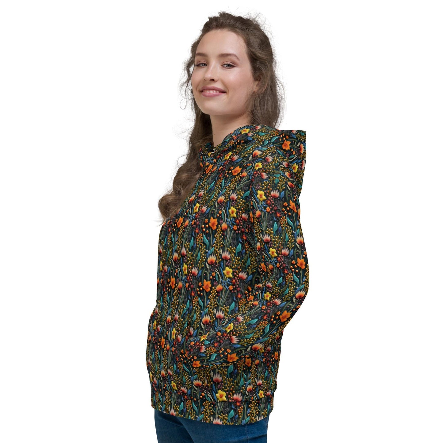 Ultra Comfy All Over Print Hoodie - Chic & Stylish Women's Apparel