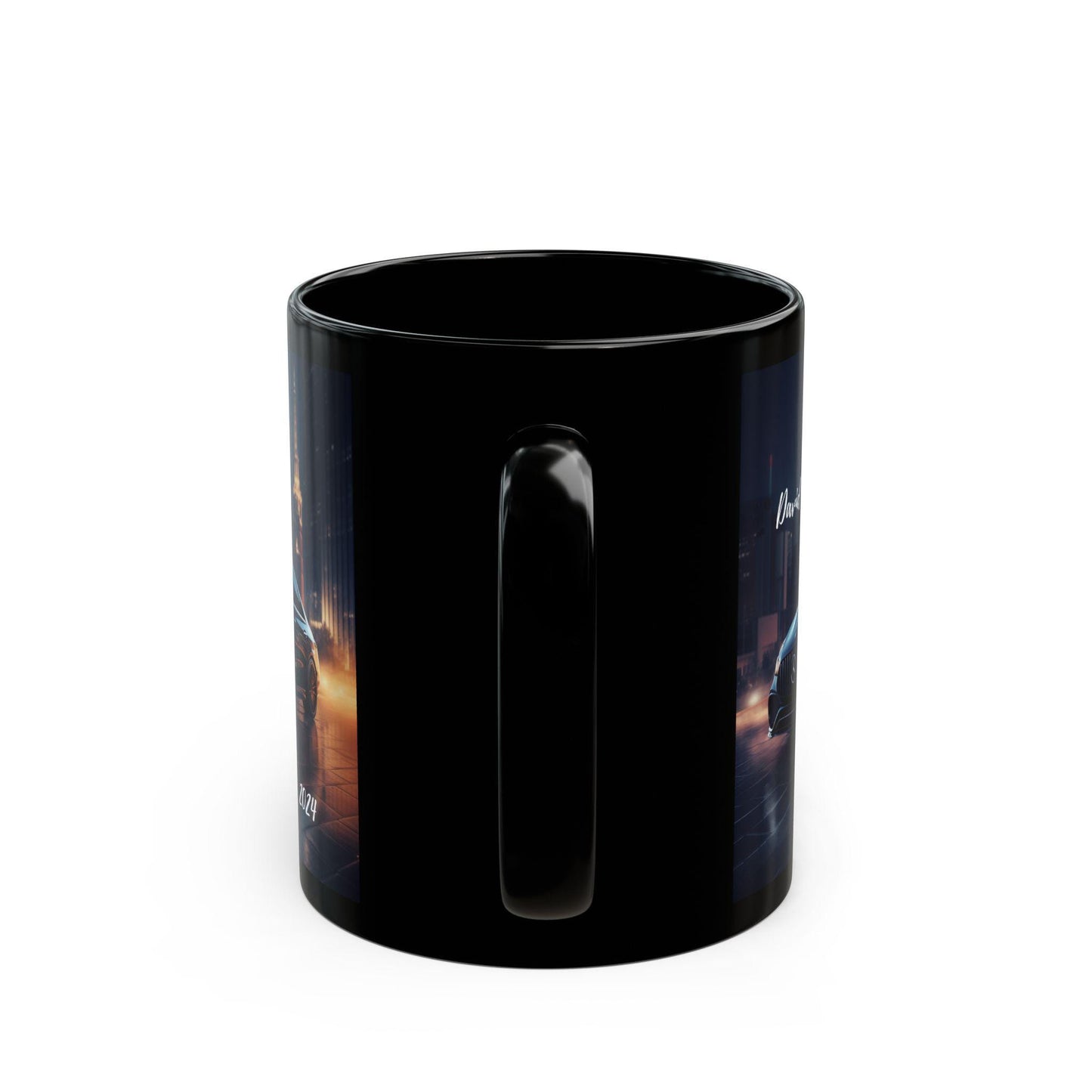 Mug, 11oz Sexy Personalized Black Mercedes Mug, Luxury Car Design, Xmas Gift, gift for Entrepreneur, stock broker gift, Personalized Black