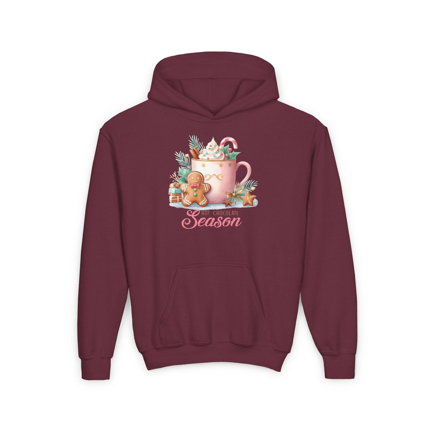 Cozy Hot Chocolate Sweatshirt for Kids, Winter Apparel, Christmas Gift, Holiday Hoodie, Seasonal Fashion, Cute Kids Clothing
