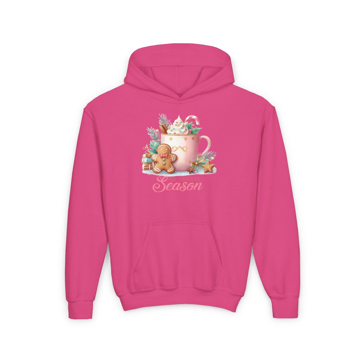 Cozy Hot Chocolate Sweatshirt for Kids, Winter Apparel, Christmas Gift, Holiday Hoodie, Seasonal Fashion, Cute Kids Clothing