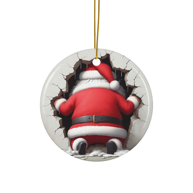 3D Decorative XMAS Ceramic Ornaments, Double-Sided (1pc, 3pcs, 5pcs, 10pcs) - Festive Holiday Decor, Christmas Tree Decoration, Gift for The Aurora Touch