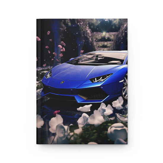 Blue Lamborghini Print Design Vibrant Floral Print Journal The Aurora Touch