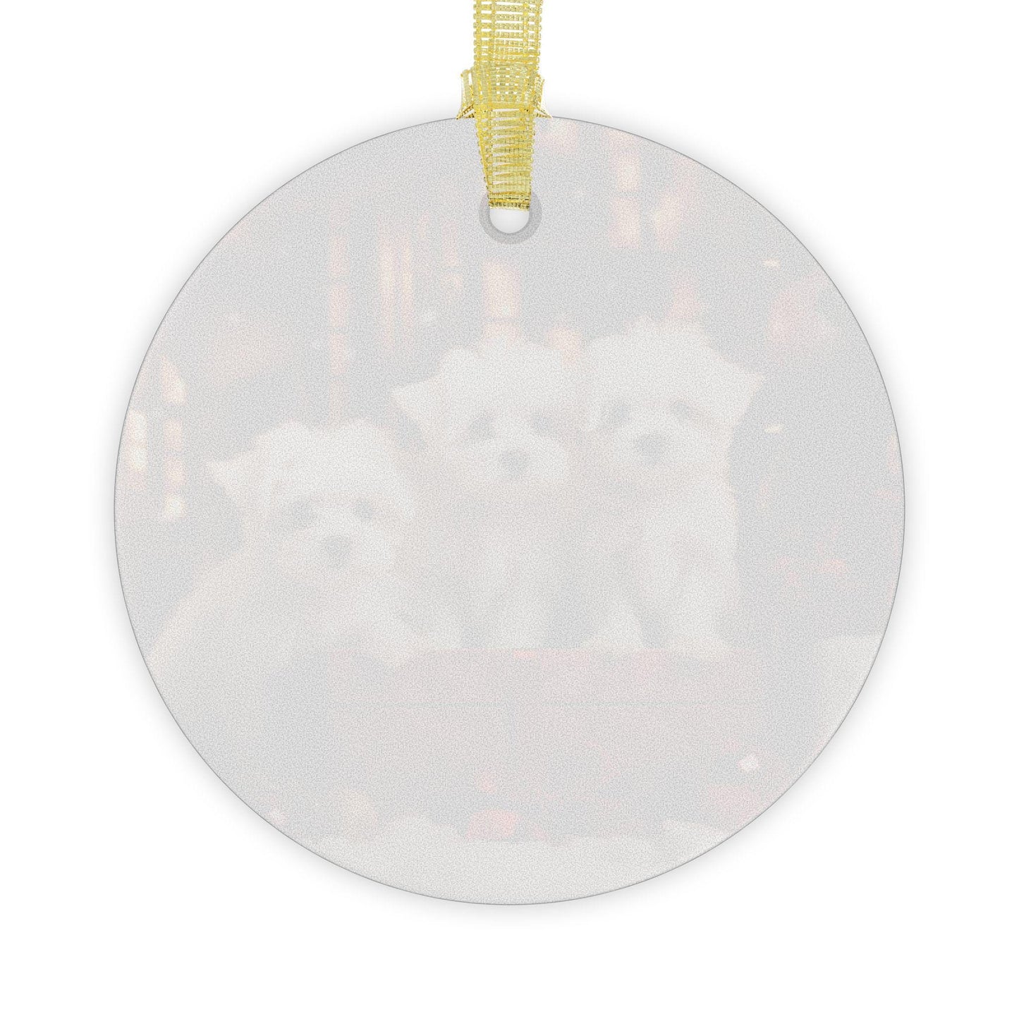 Glass Ornaments, Maltese Puppy ornament, Tree ornaments, Holiday Home Decor, Christmas ornaments, Holiday gift