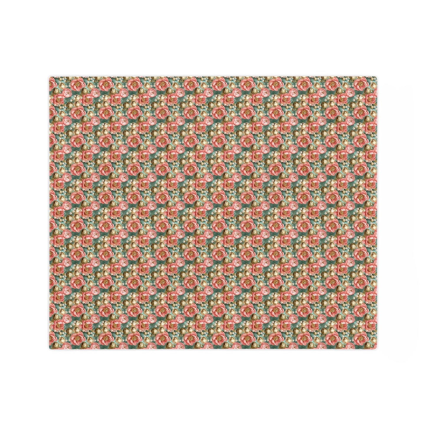 Cozy Floral Velveteen Microfiber Blanket, Soft Throw for Home Decor, Perfect Gift for Birthdays, Weddings, and Holidays, Bedspread, Picnic