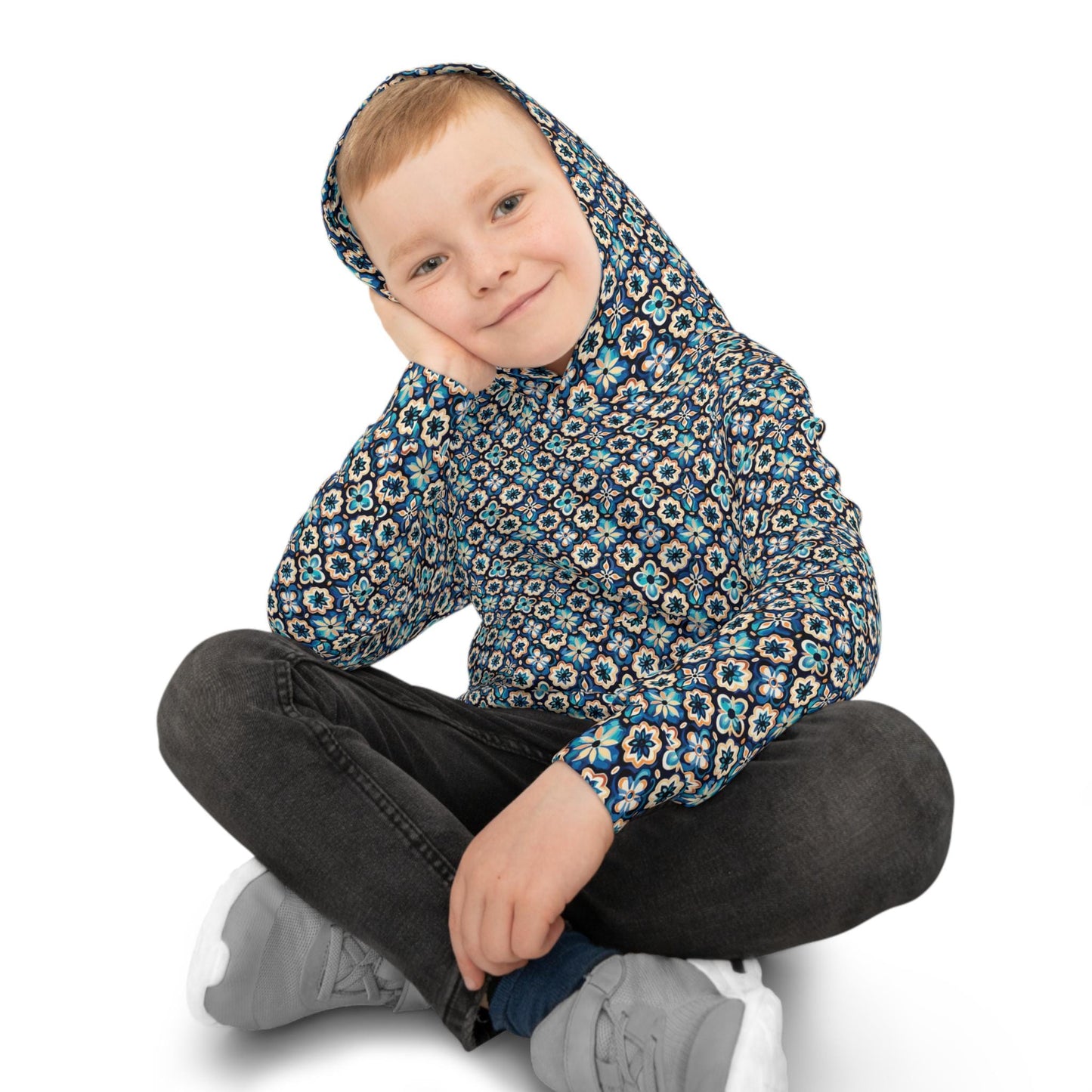 Cute Floral Children's Hoodie, Cozy Sweatshirt for Kids, Spring Gift, Birthday Present, Everyday Wear, Unique Hoodie Design