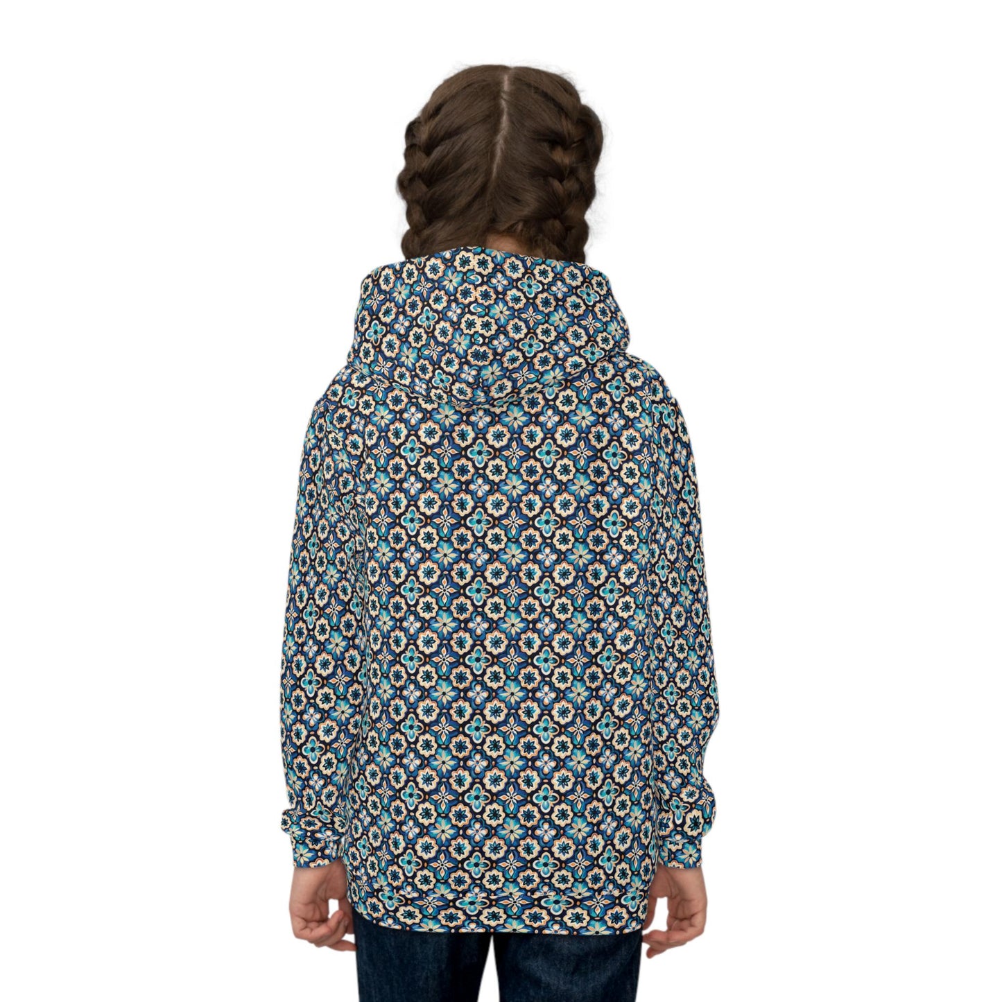 Cute Floral Children's Hoodie, Cozy Sweatshirt for Kids, Spring Gift, Birthday Present, Everyday Wear, Unique Hoodie Design