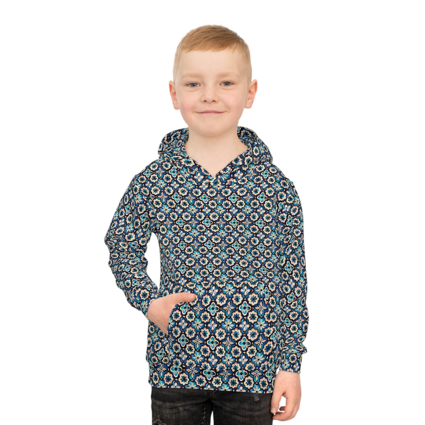 Cute Floral Children's Hoodie, Cozy Sweatshirt for Kids, Spring Gift, Birthday Present, Everyday Wear, Unique Hoodie Design