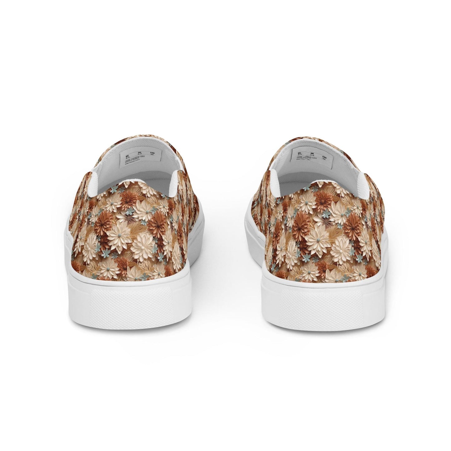 Stylish AOP Print Women's Slip-On Canvas Shoes - Unique All-Over Print Lightweight Sneakers for Comfort and Fashion