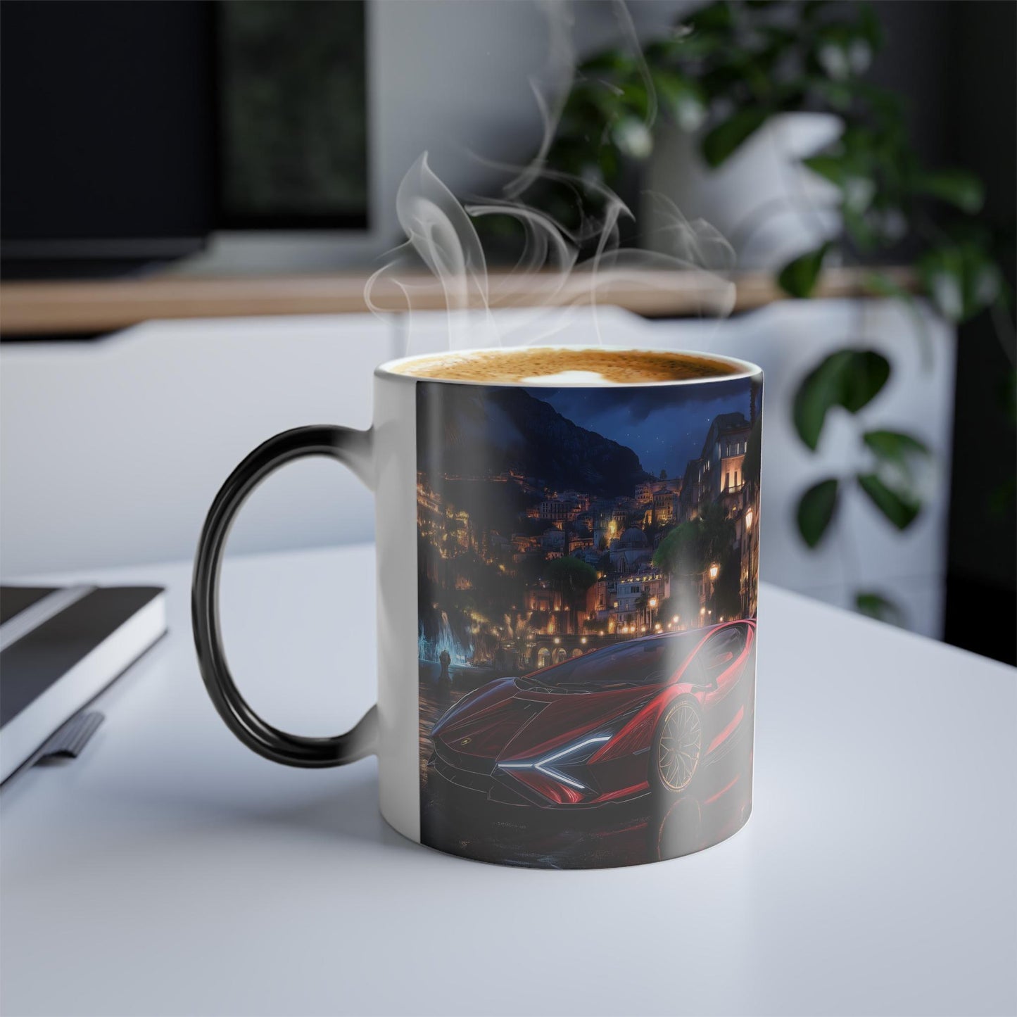 Color Morphing Mug: Perfect Gift for Car Enthusiasts, Unique Coffee Mug, Stylish Kitchen Decor, Birthday Gift, Personalized Drinkware