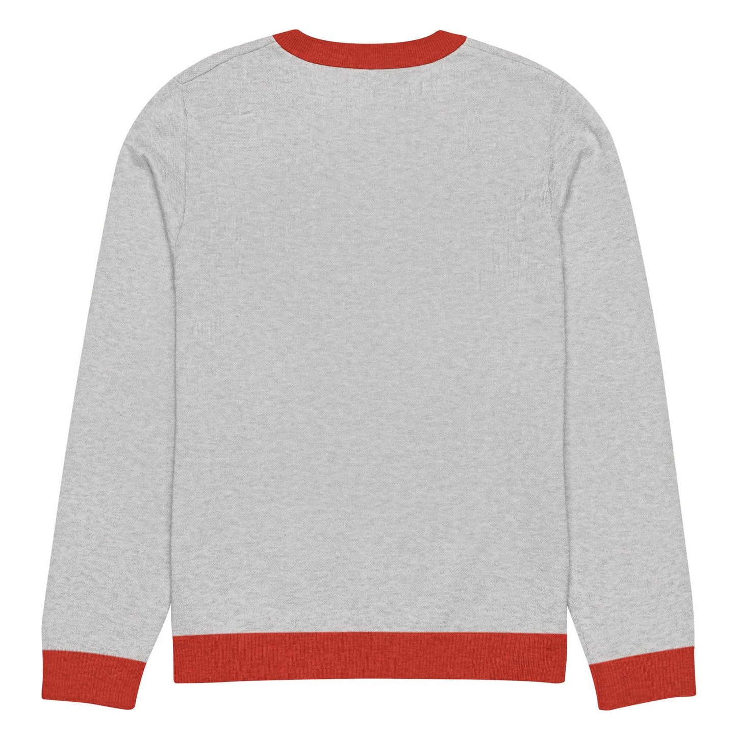 Festive Knitted Christmas Fun Cat Design Crew Neck Sweater – Purrfect Holiday Style