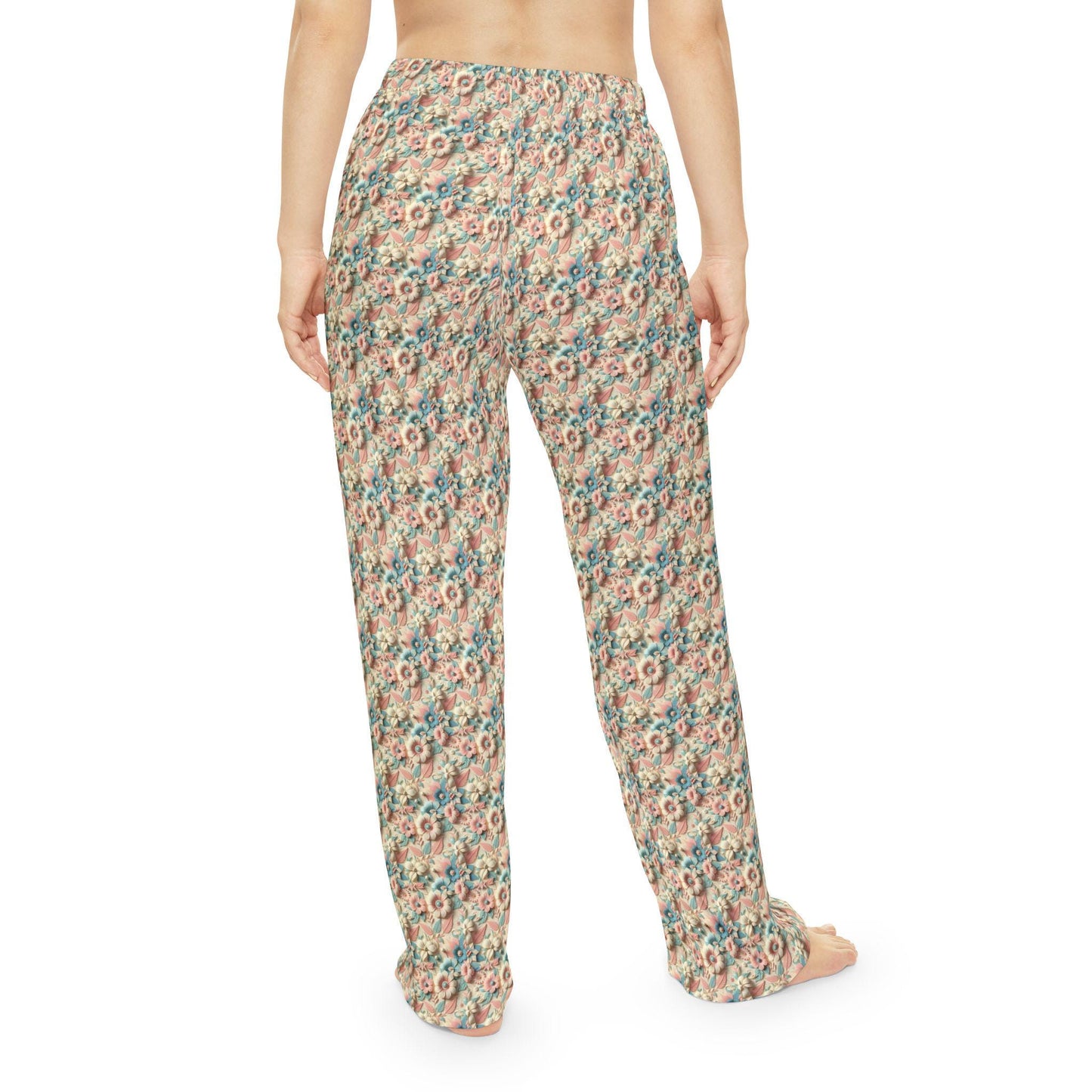 Cozy Floral Women's Pajama Pants, Relaxing Sleepwear, Soft Lounge Pants, Perfect for Lounging and Gifting