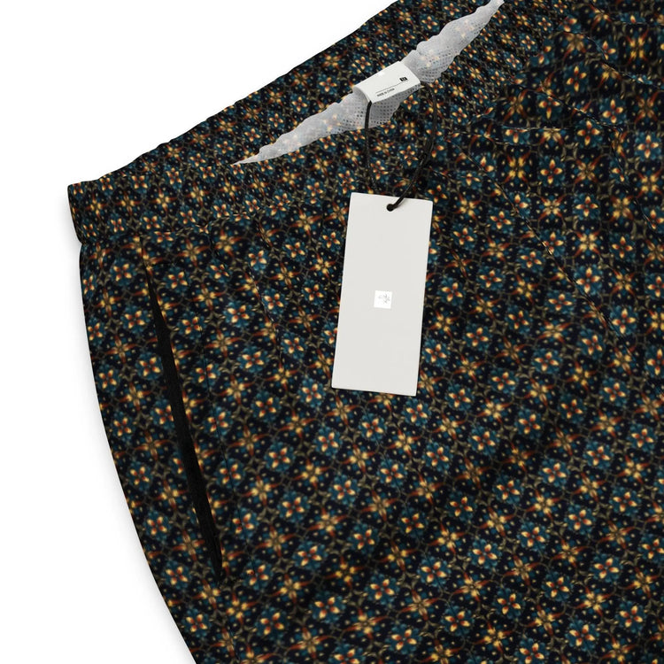Stylish All-Over Print Men’s Track Pants | Trendy Activewear | Comfortable and Breathable | Custom Pattern Joggers | Streetwear Essential The Aurora Touch
