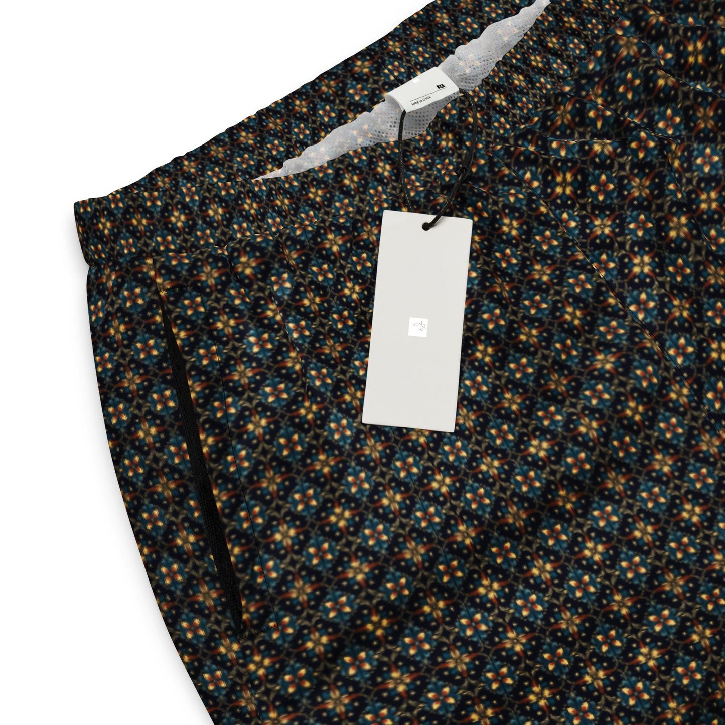 Stylish All-Over Print Men’s Track Pants | Trendy Activewear | Comfortable and Breathable | Custom Pattern Joggers | Streetwear Essential