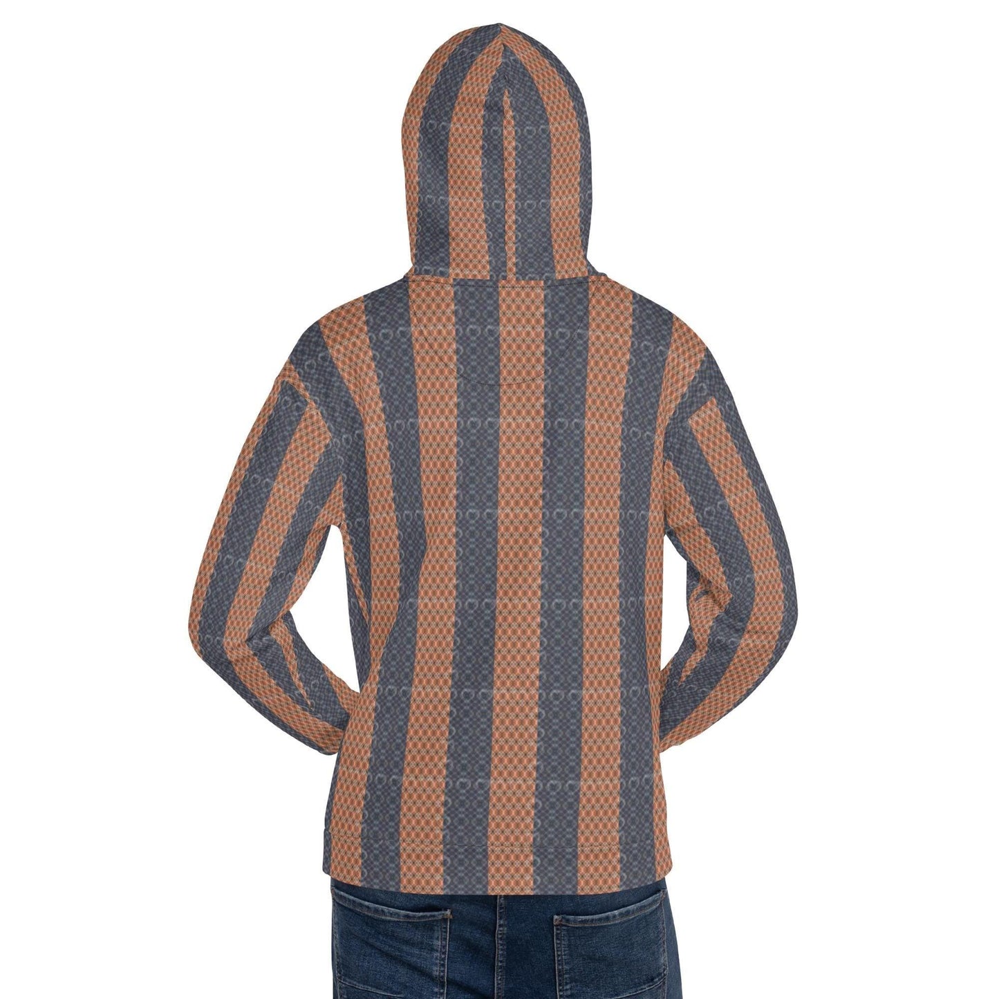 Trendy Geometric Pattern Men's Hoodie - Stylish, Comfortable & Fashion-Forward, Fashionista Wear , Great Gift For Him, Comfy Mens Sweater