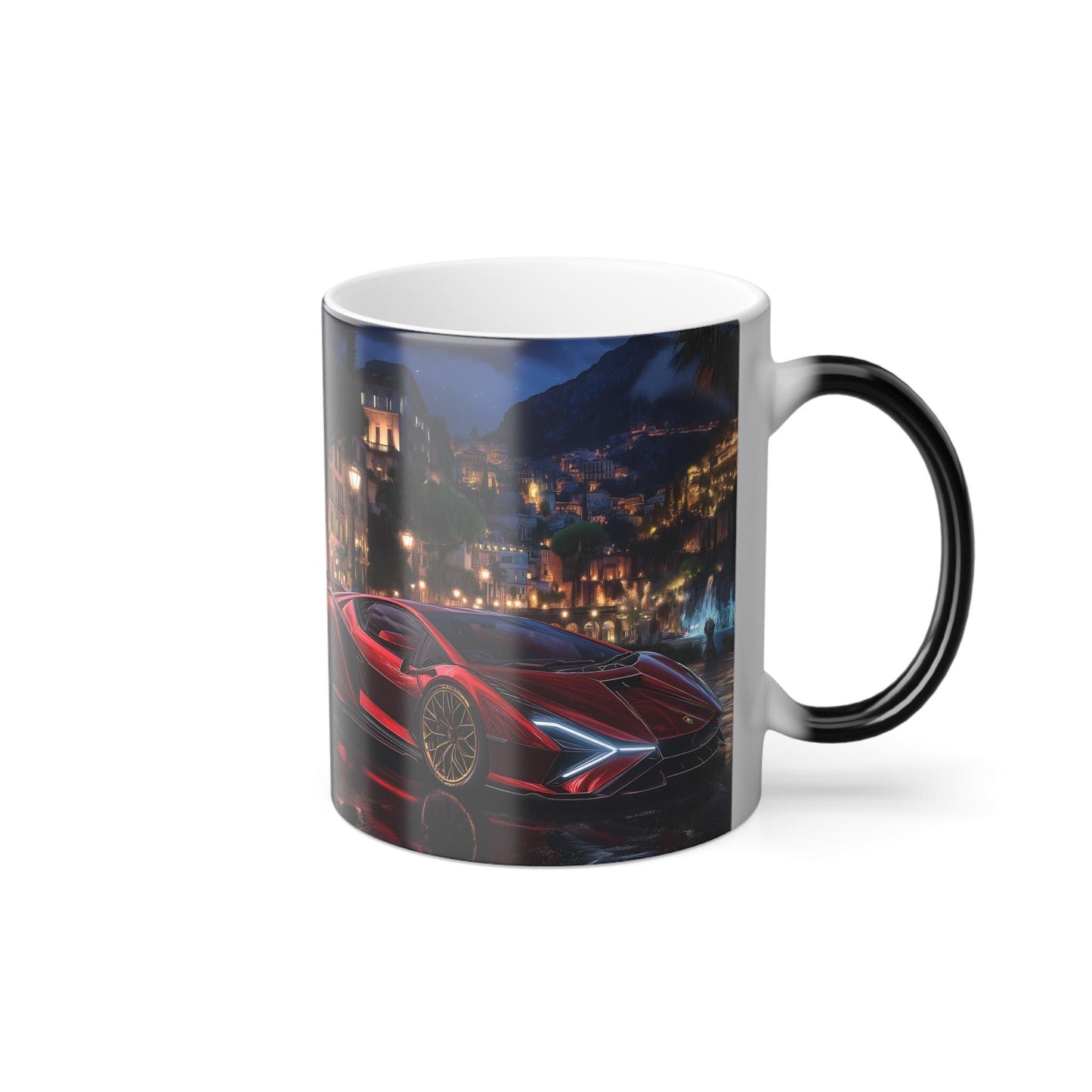 Color Morphing Mug: Perfect Gift for Car Enthusiasts, Unique Coffee Mug, Stylish Kitchen Decor, Birthday Gift, Personalized Drinkware