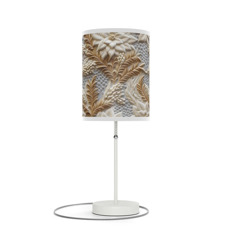 Botanical Pattern Table Lamp, Home Decor, Cozy Atmosphere, Floral Design, Bedroom Lighting, Housewarming Gift, Elegant Table Lamp The Aurora Touch