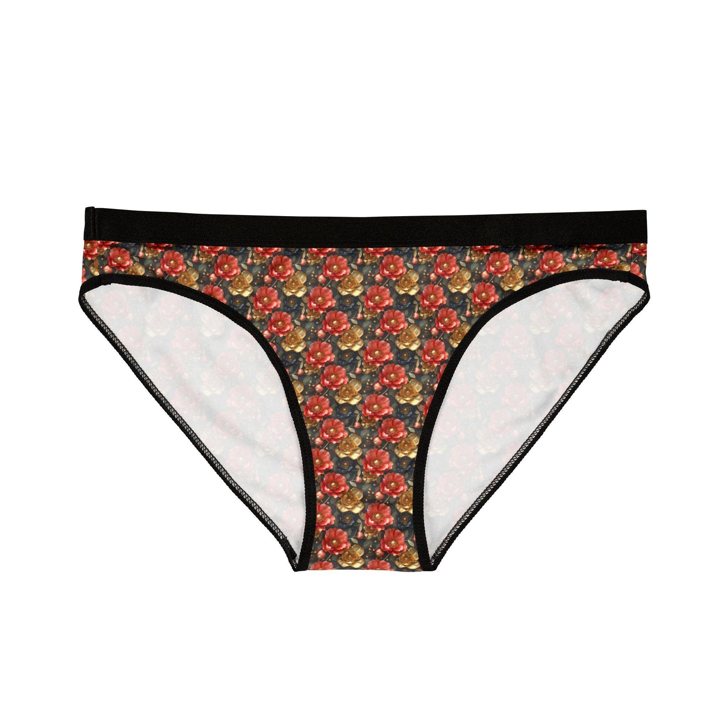 Floral Print Women's Underwear, Cute Daily Intimates, Gifts for Her, Anniversary, Valentines Day, Floral Lingerie Set