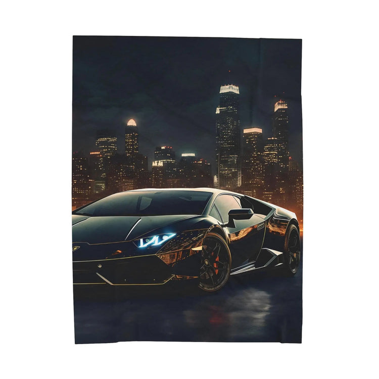 Luxury Car Themed Velveteen Plush Blanket, Cozy Throw for Car Lovers, Perfect Gift for Man Cave, Car Enthusiasts, Home Decor Accent The Aurora Touch