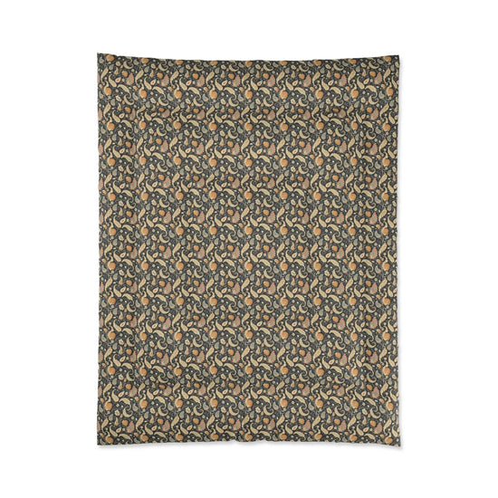 Bohemian Comforter, Cozy Bedding, Bedroom Decor, Festival Home Accent, Unique Printed Blanket, Ethnic Design Art