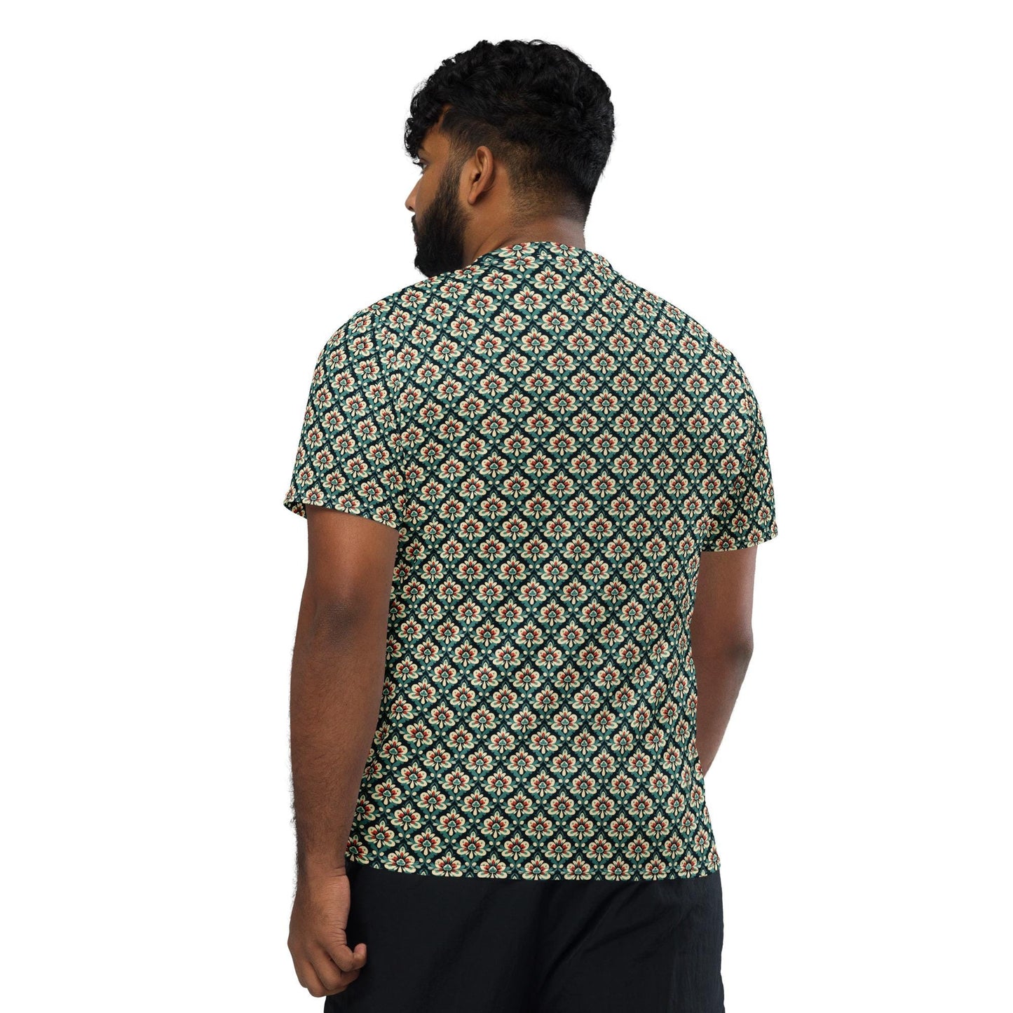 Eco-Friendly Men's All-Over Print Jersey T-Shirt – Stylish, Sustainable Fashion for Every Wardrobe