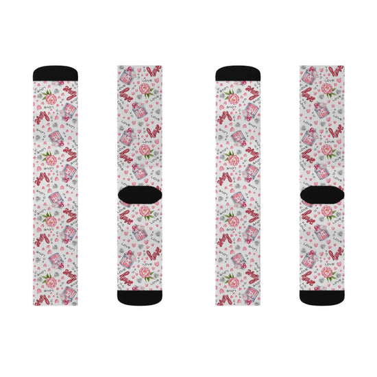 Colorful Love Socks, Cute Gift for Couples, Valentine&