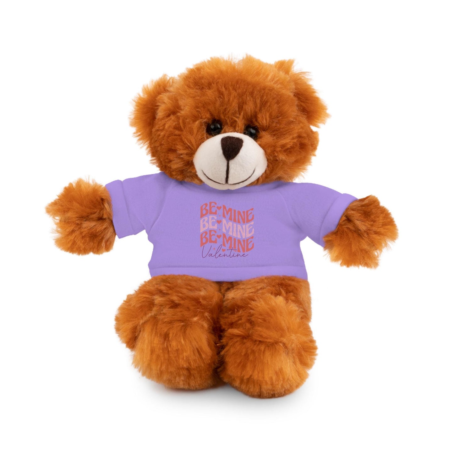 Customizable Stuffed Animals, Perfect Gift for Valentine's Day, Cute Bear with Tee, Plush Toy for Kids, Loveable Keepsake