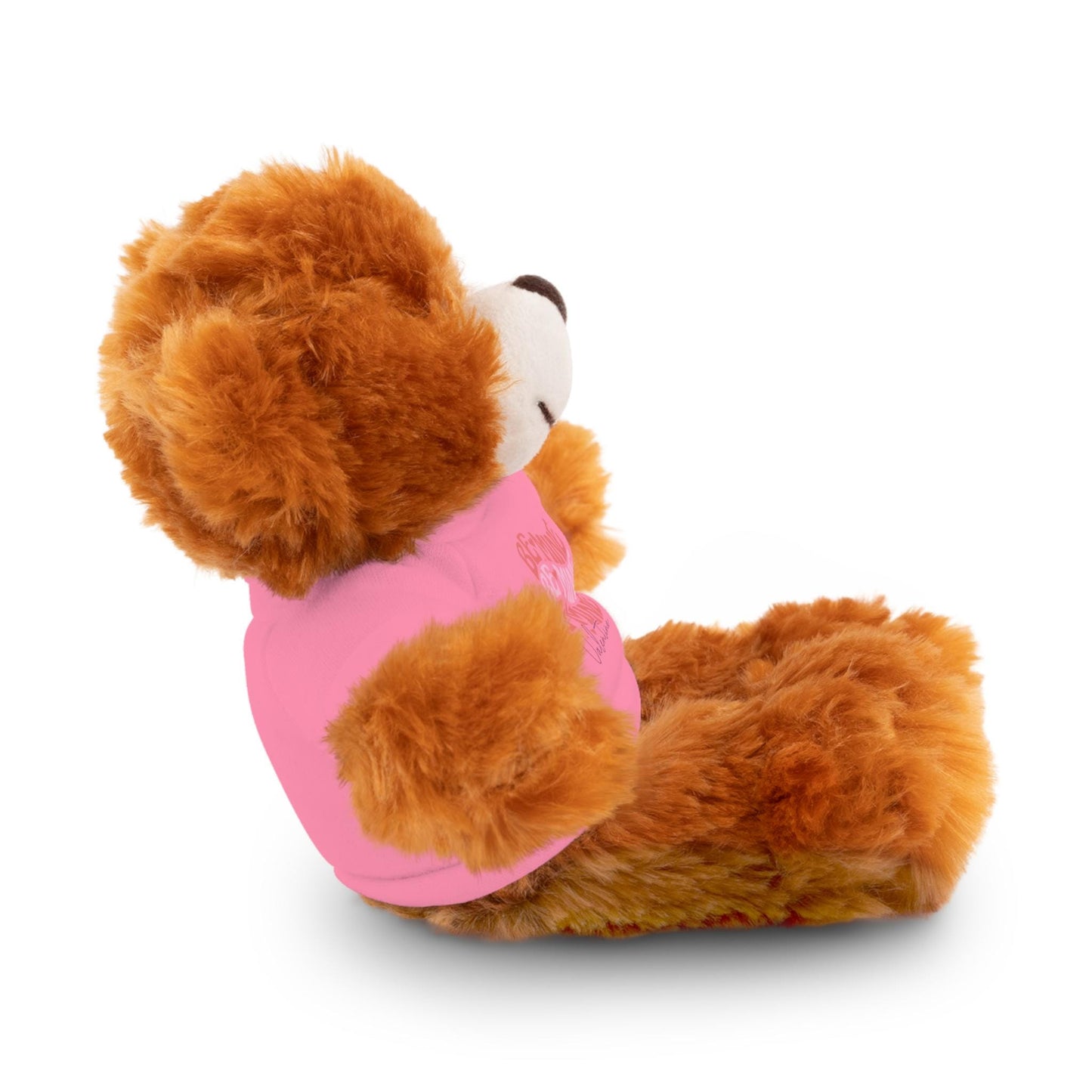 Customizable Stuffed Animals, Perfect Gift for Valentine's Day, Cute Bear with Tee, Plush Toy for Kids, Loveable Keepsake