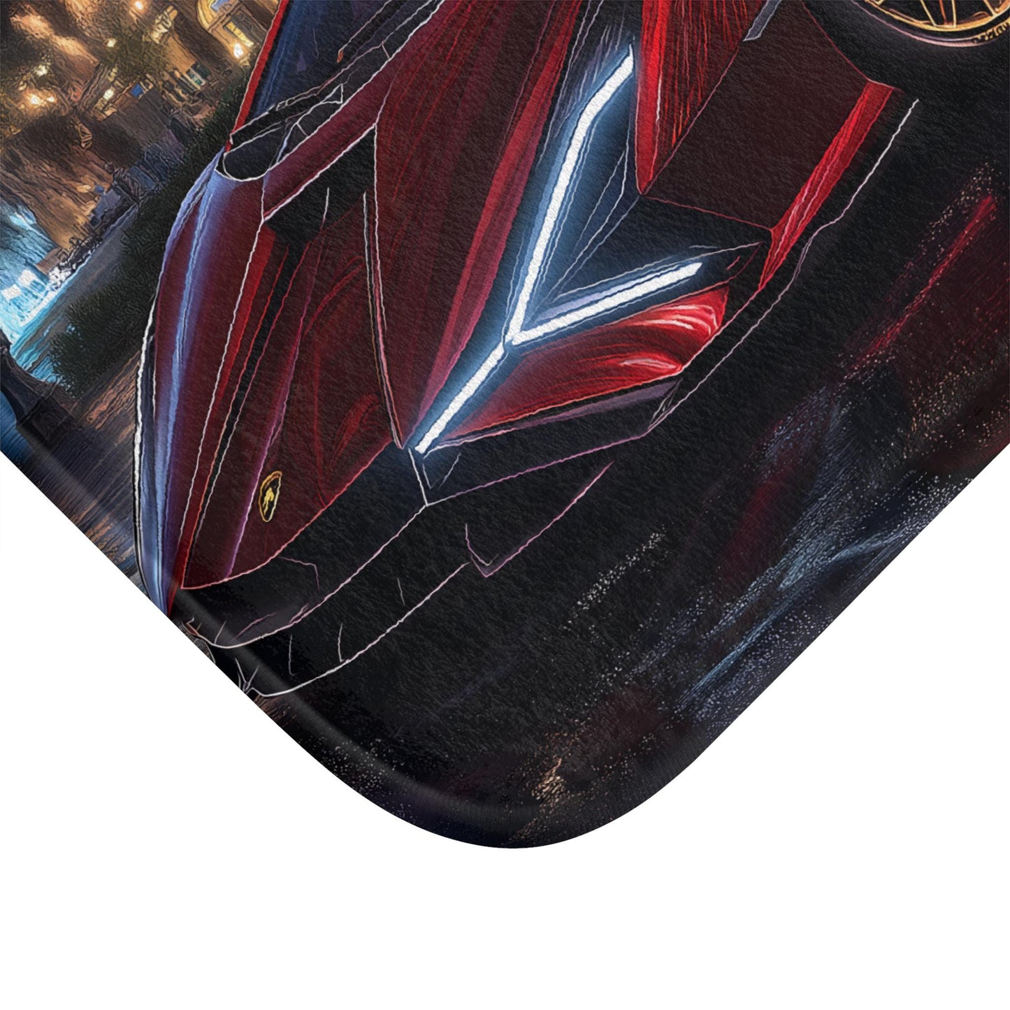 Luxury Sports Car Bath Mat - Perfect for Car Enthusiasts, Modern Bathroom Decor, Housewarming Gift, Automotive Lover's Gift, Stylish Bath