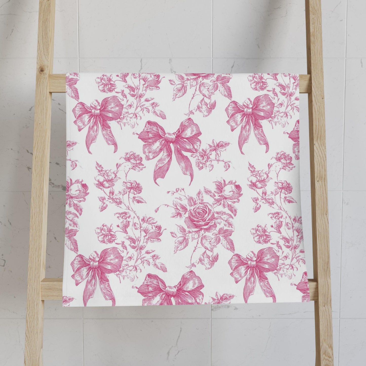 Vintage Floral Hand Towel - Romantic Kitchen Decor, Gift for Her, Bridal Shower, Home Essentials, Kitchen Towel