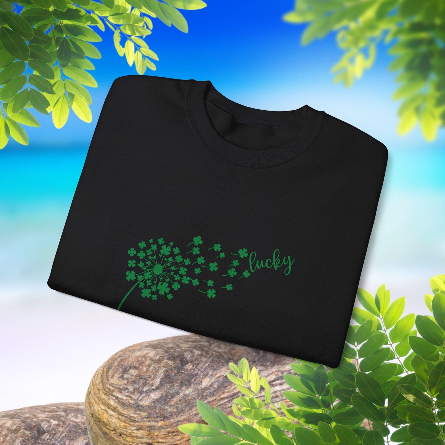 Lucky Clover Sweatshirt - Cozy Unisex Crewneck for St. Patrick's Day, Gift for Him, Gift for Her, Everyday Wear, Casual Fashion