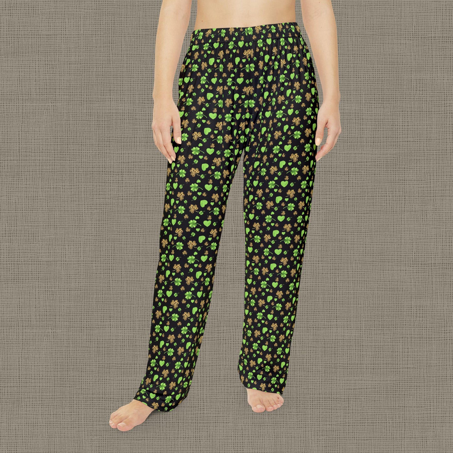 Cozy Floral Women's Pajama Pants | Comfy Sleepwear, Lounge Pants, Gifts for Her, Relaxation, St. Patrick's Day
