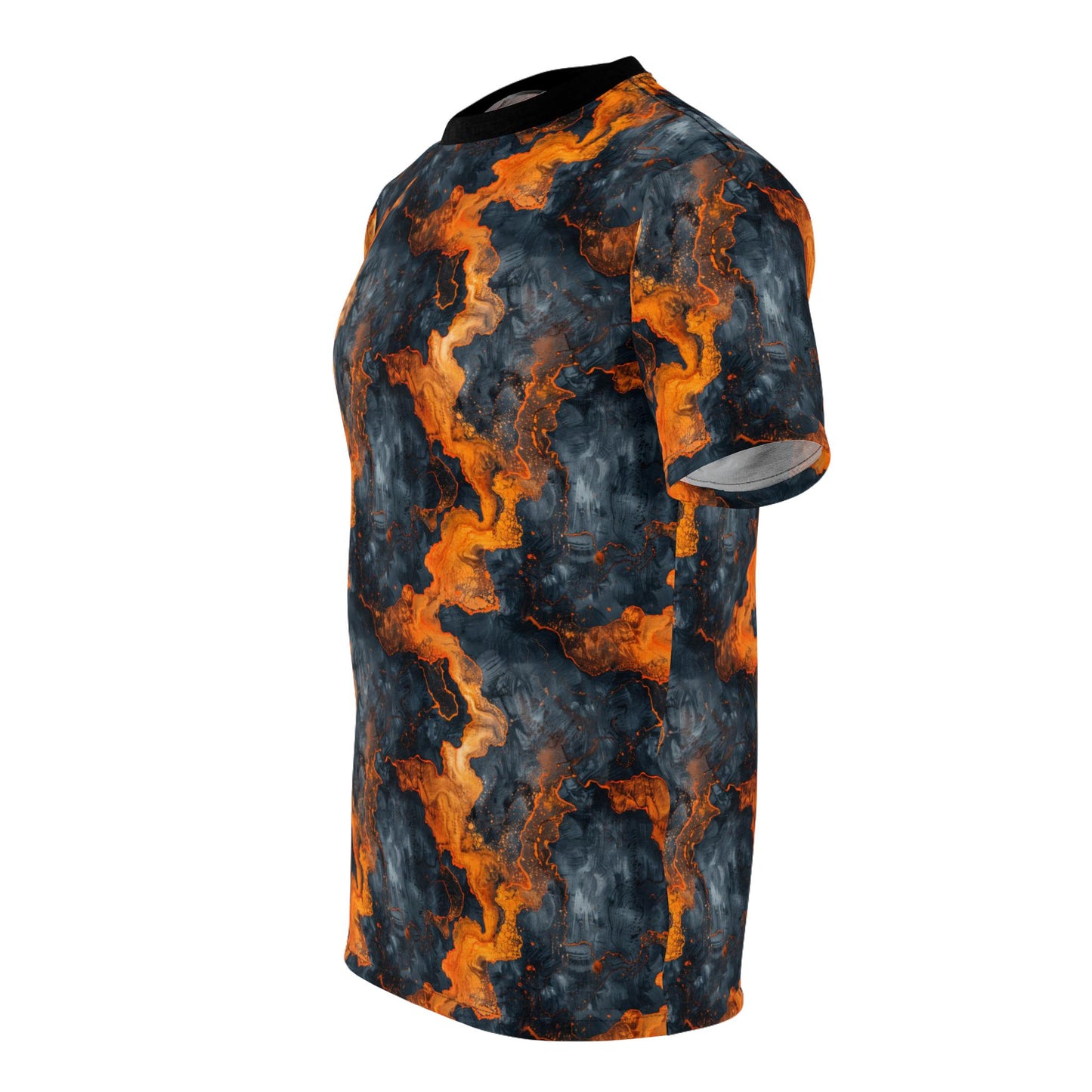Vibrant Abstract Men's Cut & Sew Tee, Unique Graphic T-Shirt for Art Lovers, Gift for Creative Minds, Festival Wear, Summer Fashion