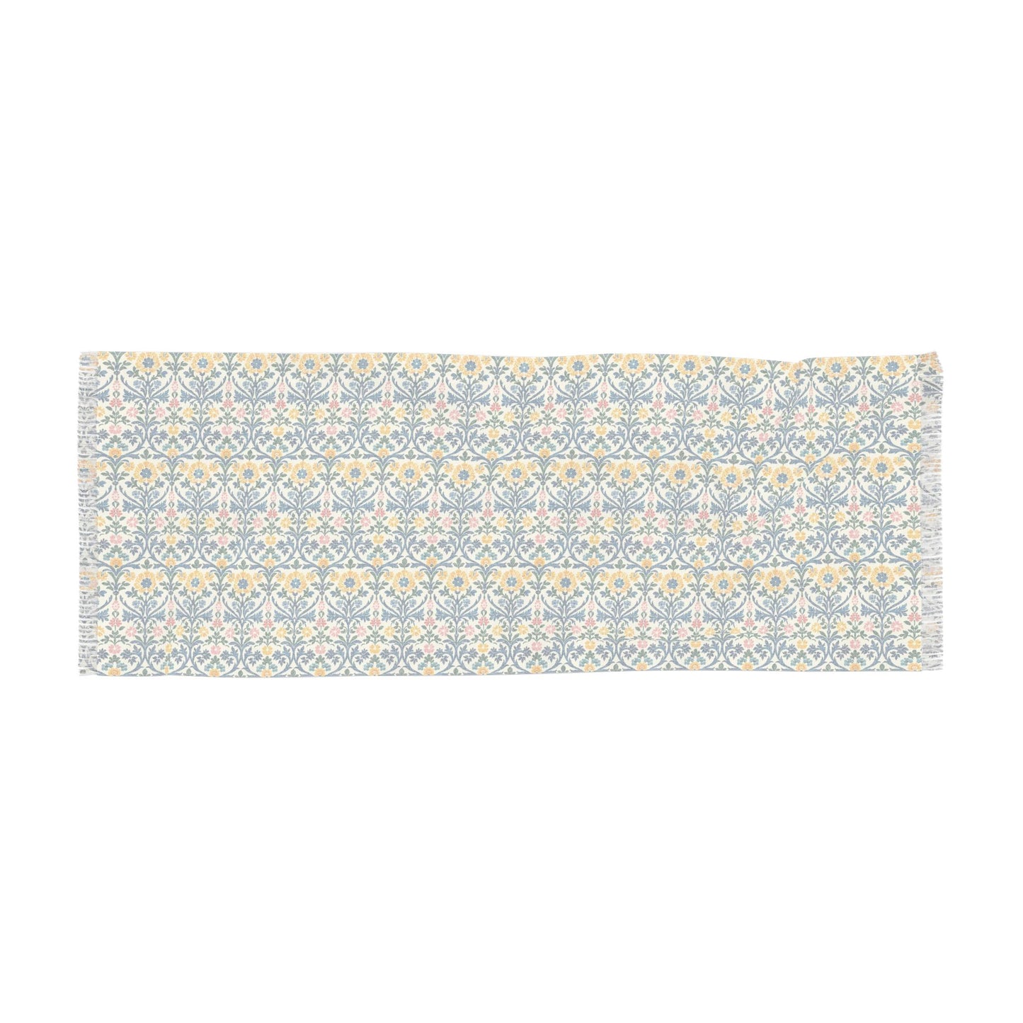 Floral Lightweight Scarf, Boho Style Wrap, Spring Fashion Accessory, Lightweight Shawl for Women, Gift for Her, Summer Scarf