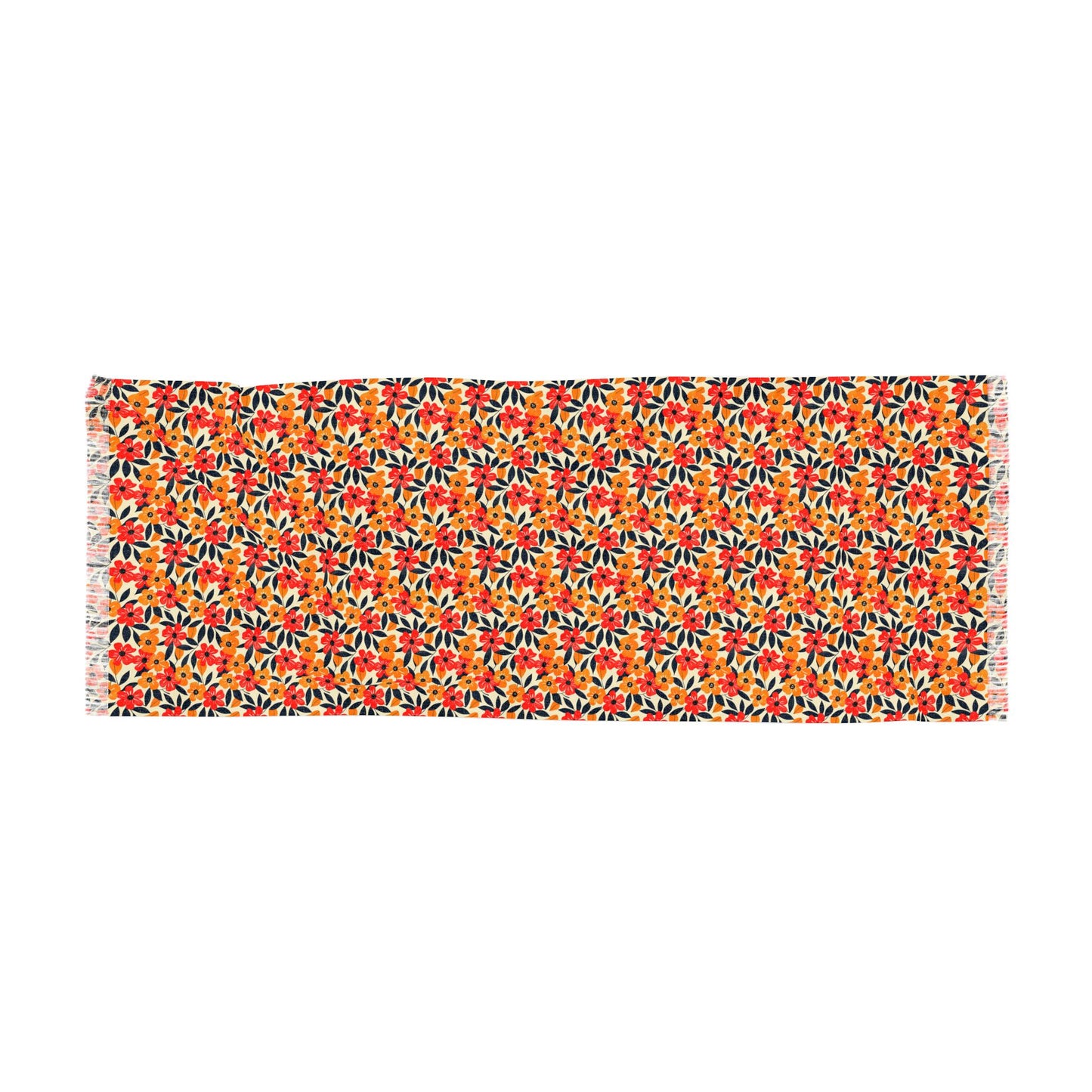 Floral Light Scarf - Stylish Spring Accessory, Perfect for Layering, Gift for Her, Summer Wrap, Celebration Scarf